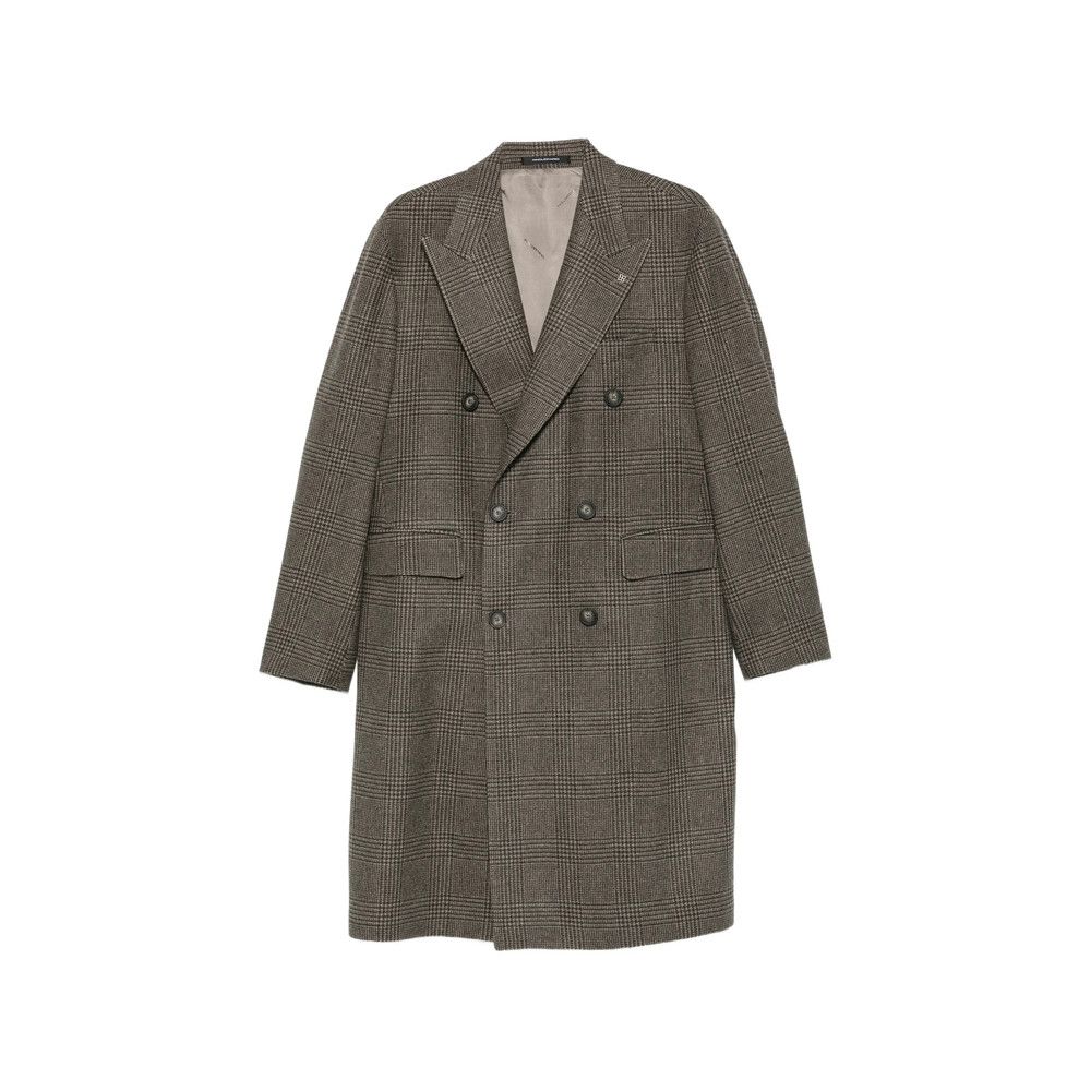 Tagliatore Tagliatore BROWN Coats - Double Breasted Coats Size US M / EU 48-50 / 2 - 1 Thumbnail