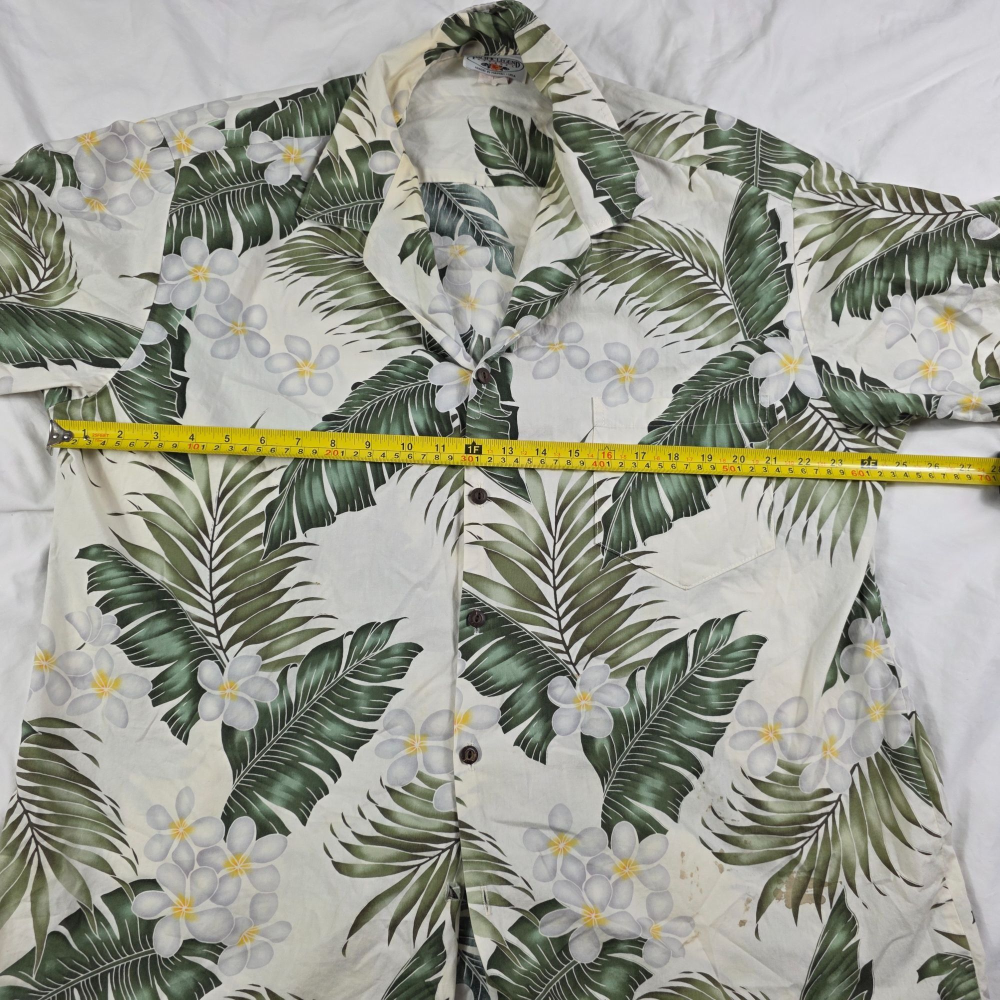 Pacific Legend Vintage Pacific Legend Mens Size XL White Hawaiian Shirt Pal Size US XL / EU 56 / 4 - 7 Thumbnail