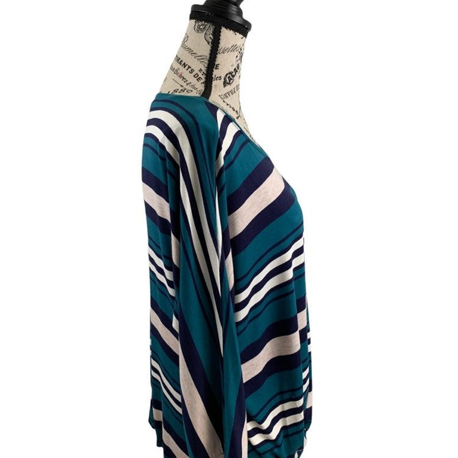 Ann Taylor Ann Taylor Women's Medium Blouse Tie Knot Front 3/4 Sleeves Size M / US 6-8 / IT 42-44 - 5 Thumbnail