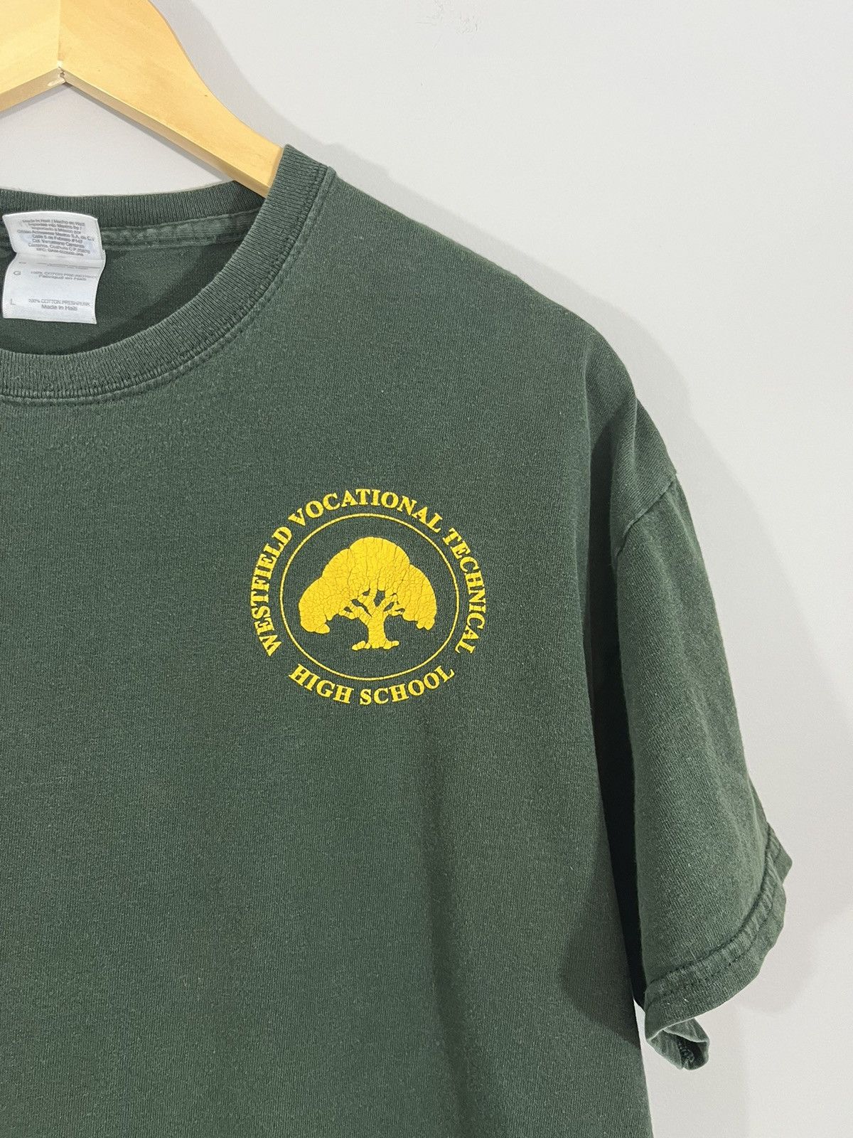 Vintage Vintage Faded High School Forrest Green Tee Size US L / EU 52-54 / 3 - 4 Thumbnail