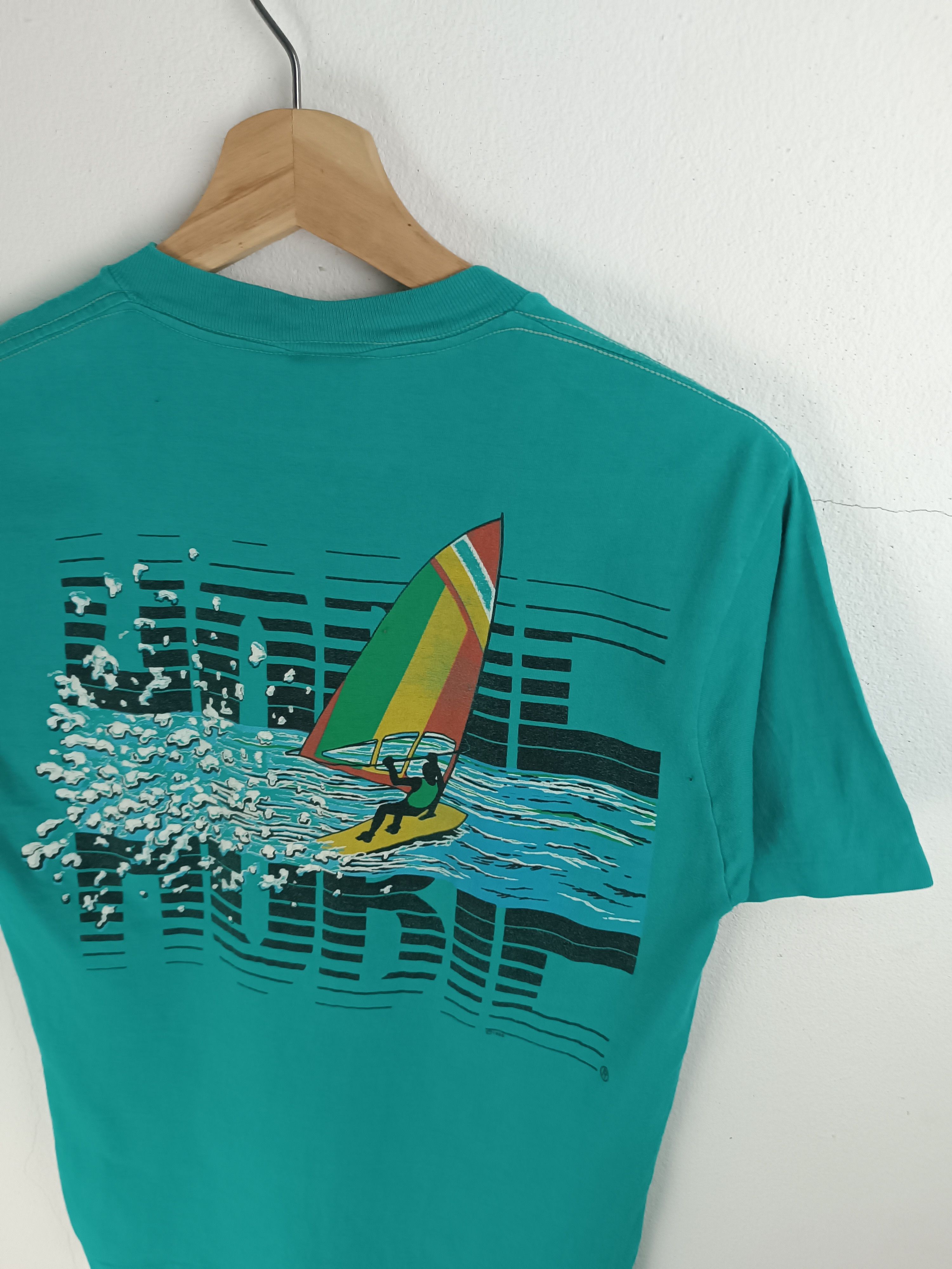 Vintage VINTAGE 1988 HOBIE SURFING SKATE SURF STYLE HAWAII TEES Size US S / EU 44-46 / 1 - 5 Thumbnail