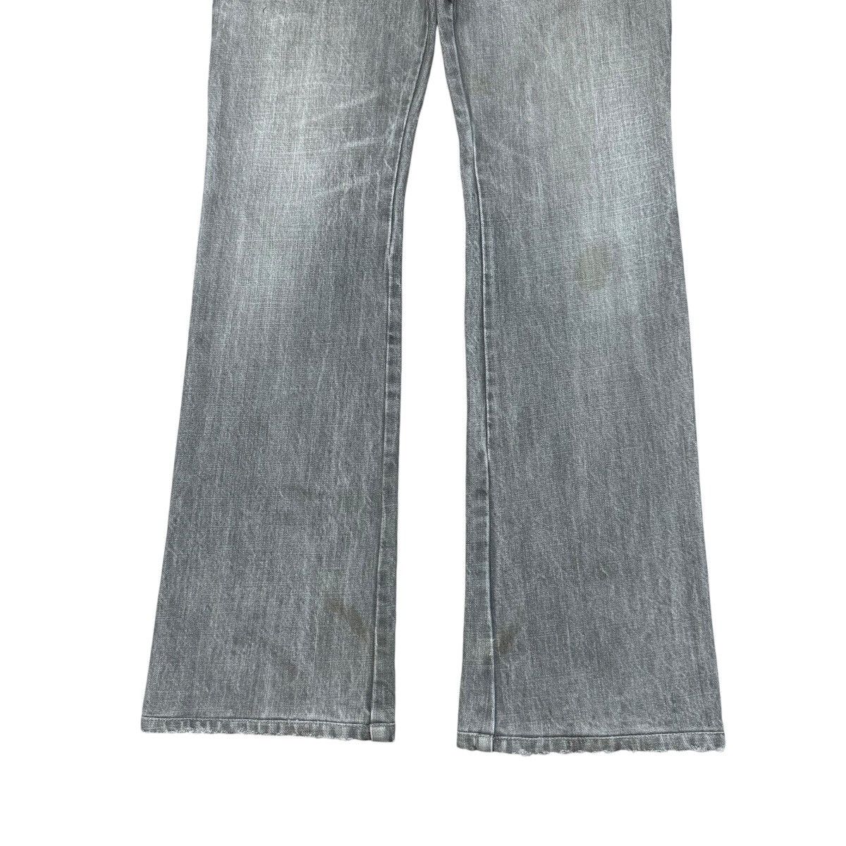 L7 Real Hip L7 Real Hip Grey Denim Flare Jeans Hedi Slimane Size US 32 / EU 48 - 6 Thumbnail