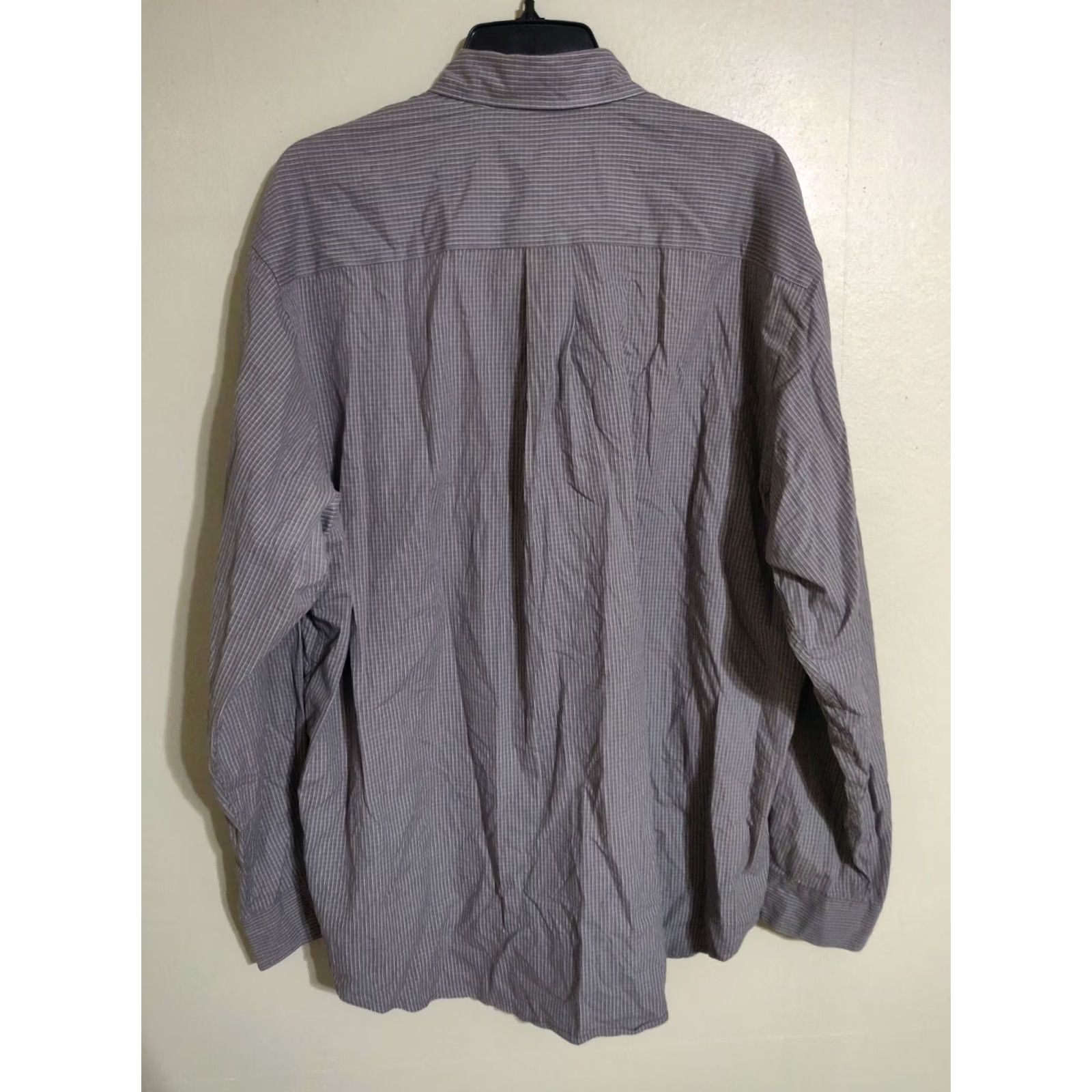 Nautica Nautica Shirt Casual Button Down Long Sleeve Gray Checkered Men's XLarge XL Size US XL / EU 56 / 4 - 4 Thumbnail
