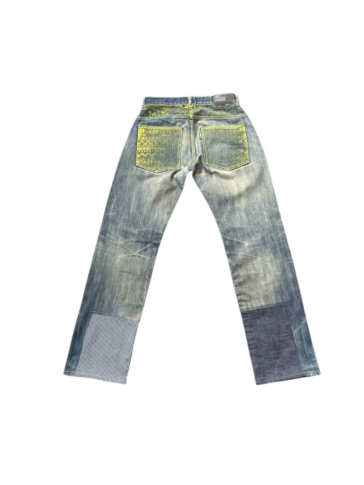Japanese Brand Lane Kieferner Selvedge Distresed Denim Size US 32 / EU 48 - 10 Thumbnail