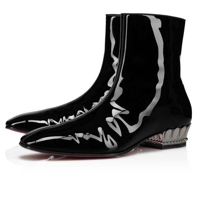 Christian Louboutin o1s1wg111224 Greggy Chick Flat Velvet in Black Size US 9.5 / EU 42-43 - 1 Thumbnail