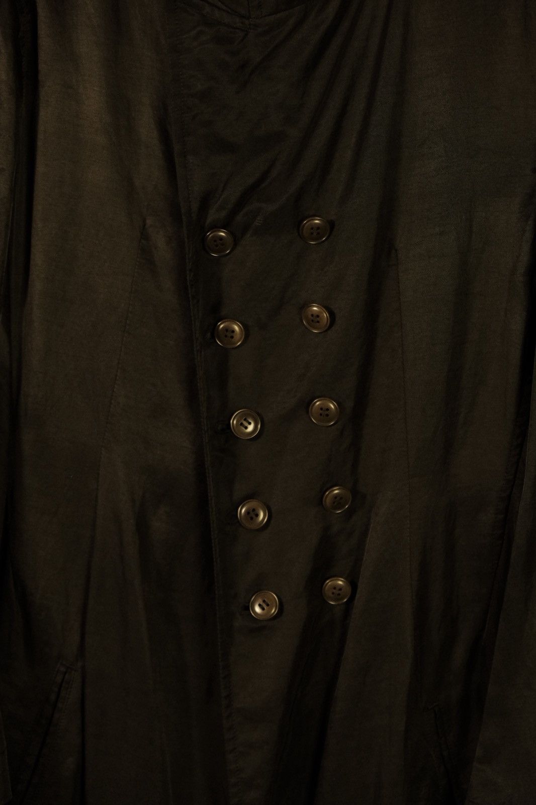 Yohji Yamamoto 2000s Y’s Yohji Yamamoto Military Linen Long Coat Size M / US 6-8 / IT 42-44 - 3 Thumbnail