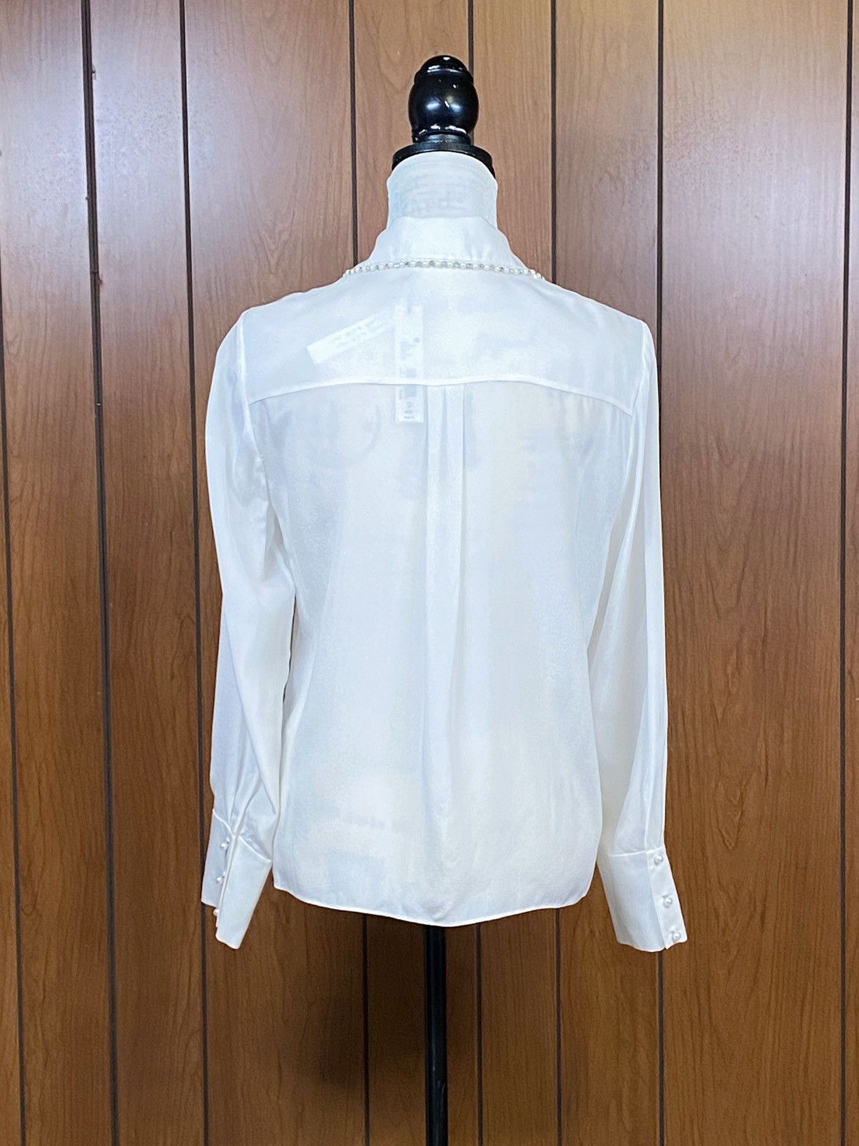 Alice + Olivia alice + olivia beaded silk blouse size M Size M / US 6-8 / IT 42-44 - 12 Thumbnail