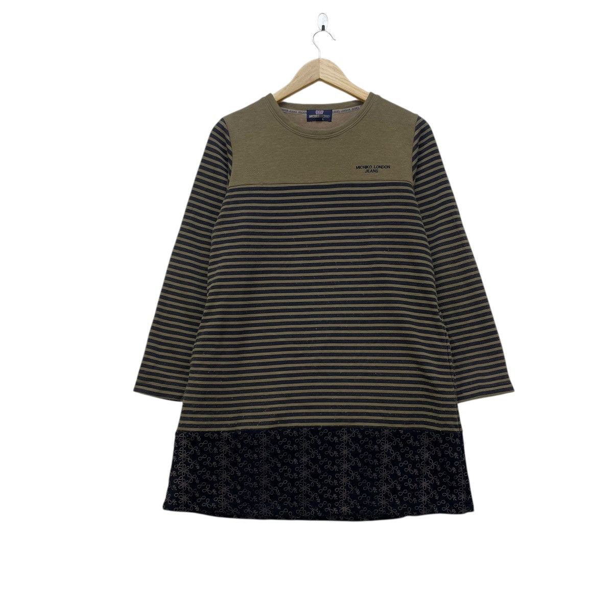 Michiko Koshino London 💥Japanese Brand Michiko Korshino Stripe Dress Jacket Size M / US 6-8 / IT 42-44 - 1 Thumbnail