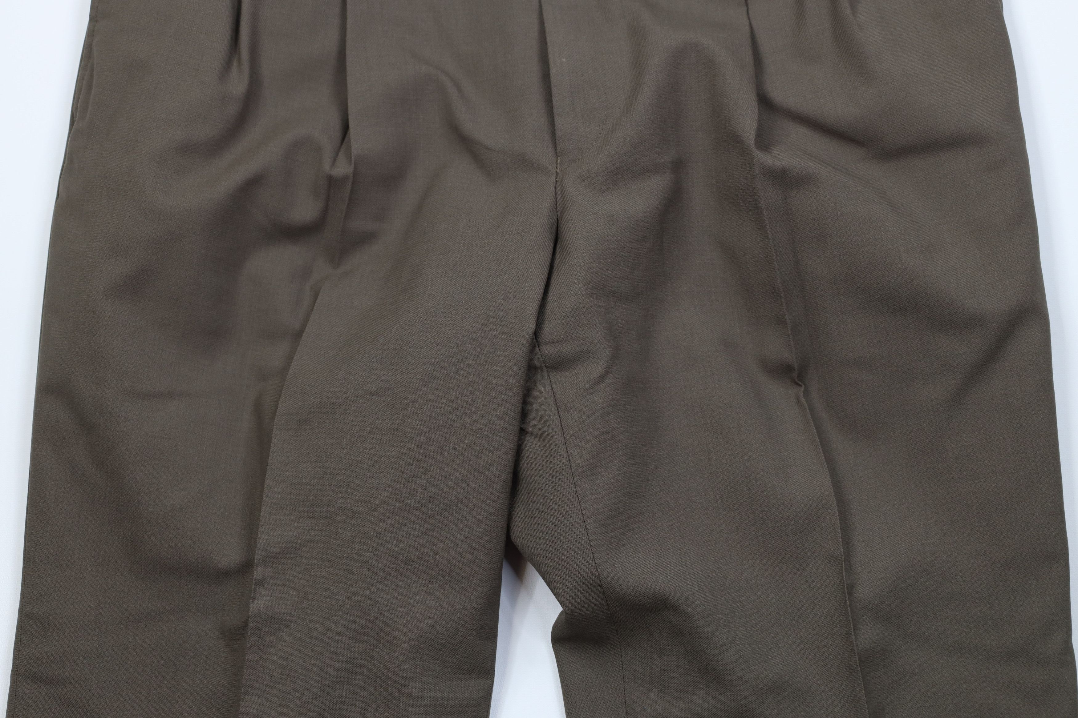Ralph Lauren Vintage 90s Ralph Lauren Pleated Wide Leg Chino Pants Brown Size US 38 / EU 54 - 3 Thumbnail