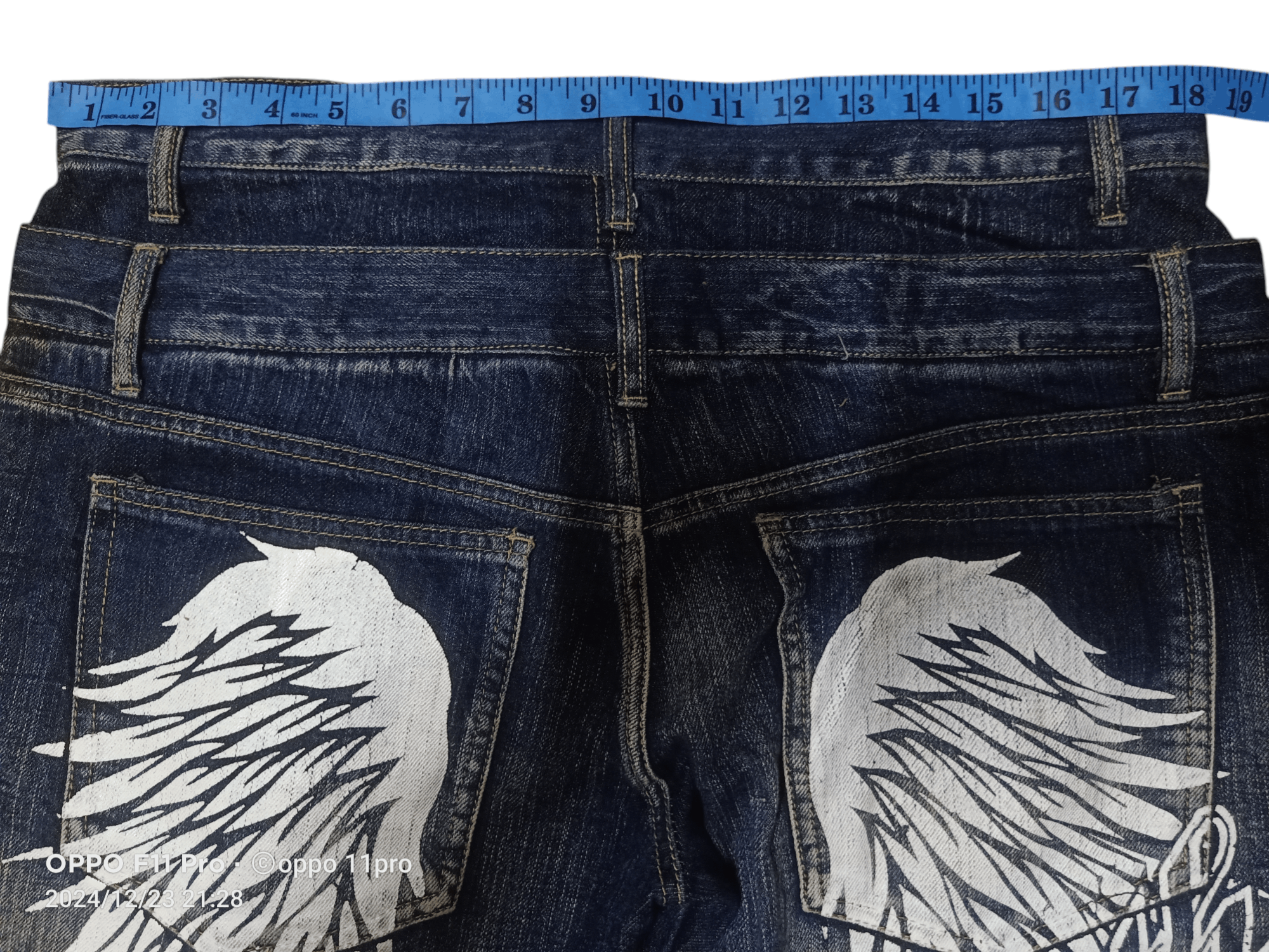 If Six Was Nine × Japanese Brand × Vintage Back Forth Denim Double Waist Japan Loose Denim Size US 36 / EU 52 - 2 Thumbnail