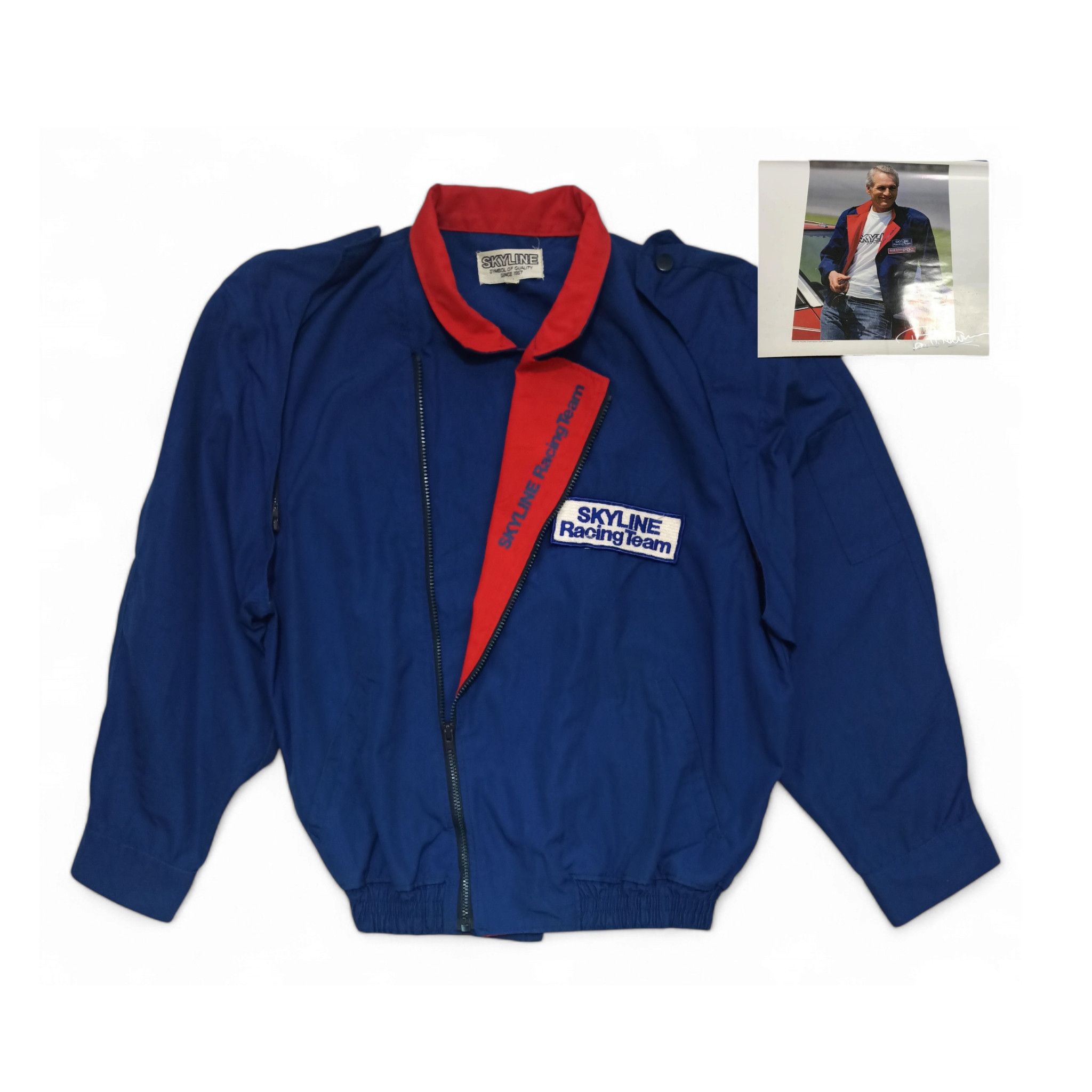 Vintage 80s Nissan Skyline R30 Paul Newman Ads Team Jacket