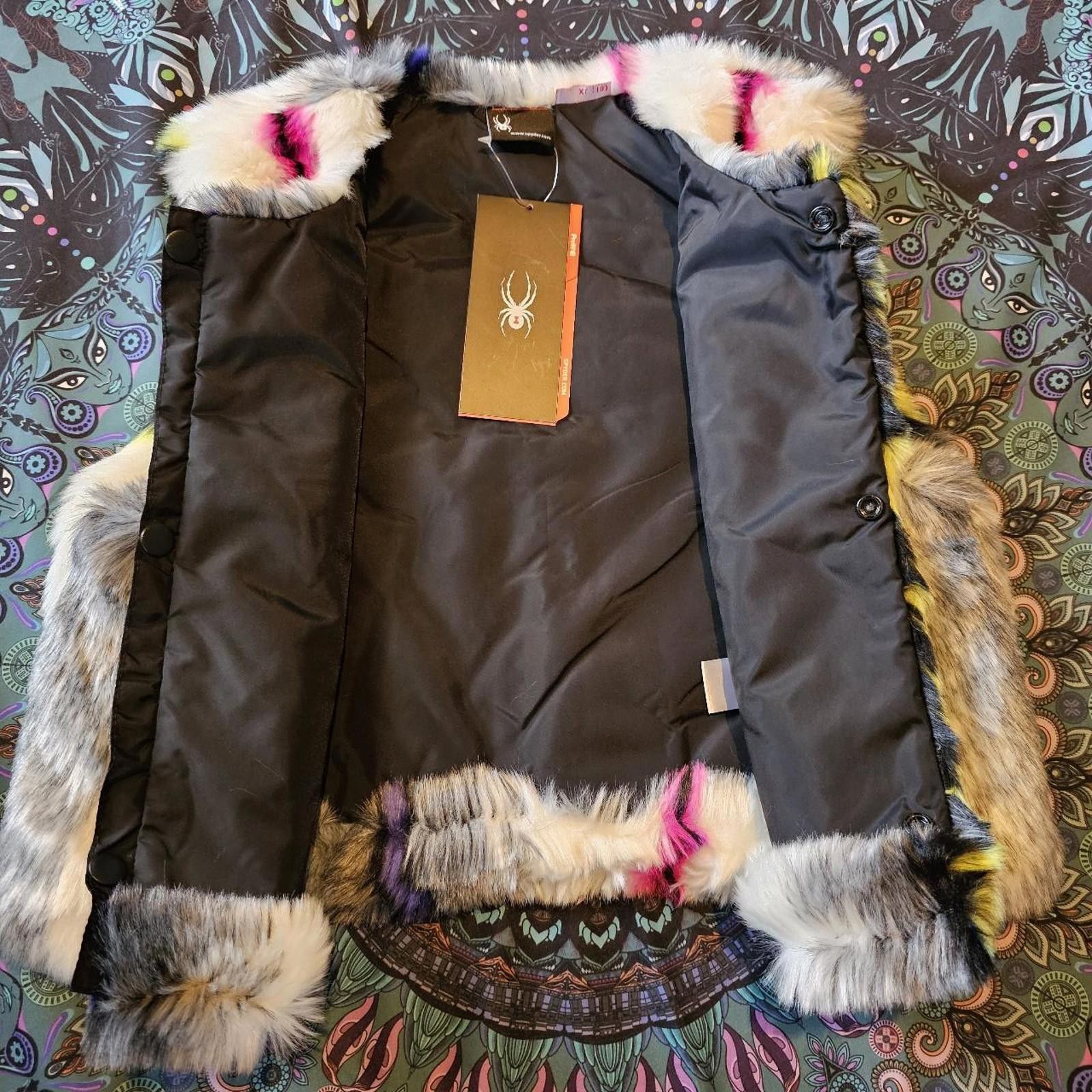 Spyder Spyder Kid's Faux Fur Cropped Vest Size US XL / EU 56 / 4 - 8 Thumbnail