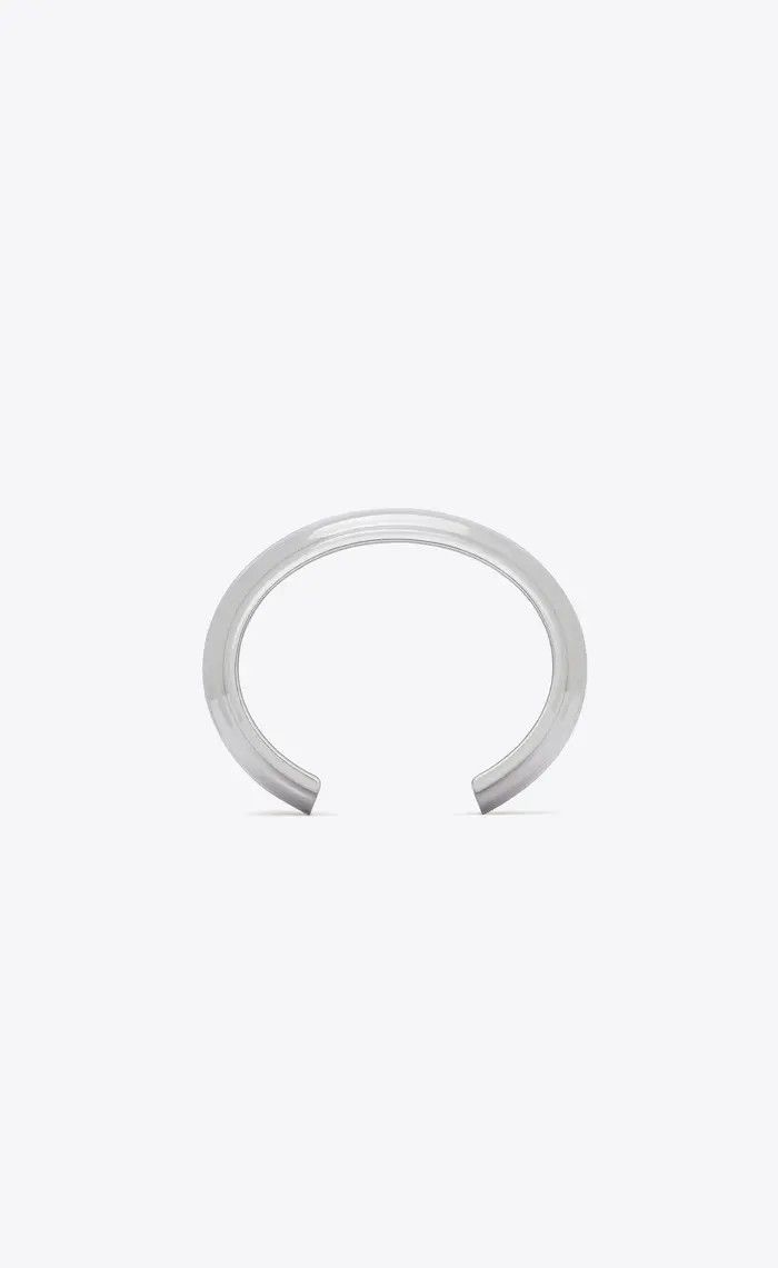Saint Laurent Paris o1b1hav110425 756780 Size: M / Wheel Cuff Metal Bracelet Size ONE SIZE - 4 Thumbnail
