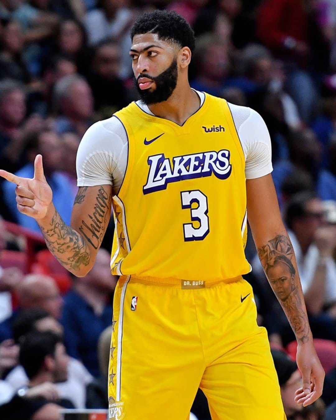 Nike Nike Lakers Swingman Anthony Davis City Edition Jersey Size US L / EU 52-54 / 3 - 11 Thumbnail