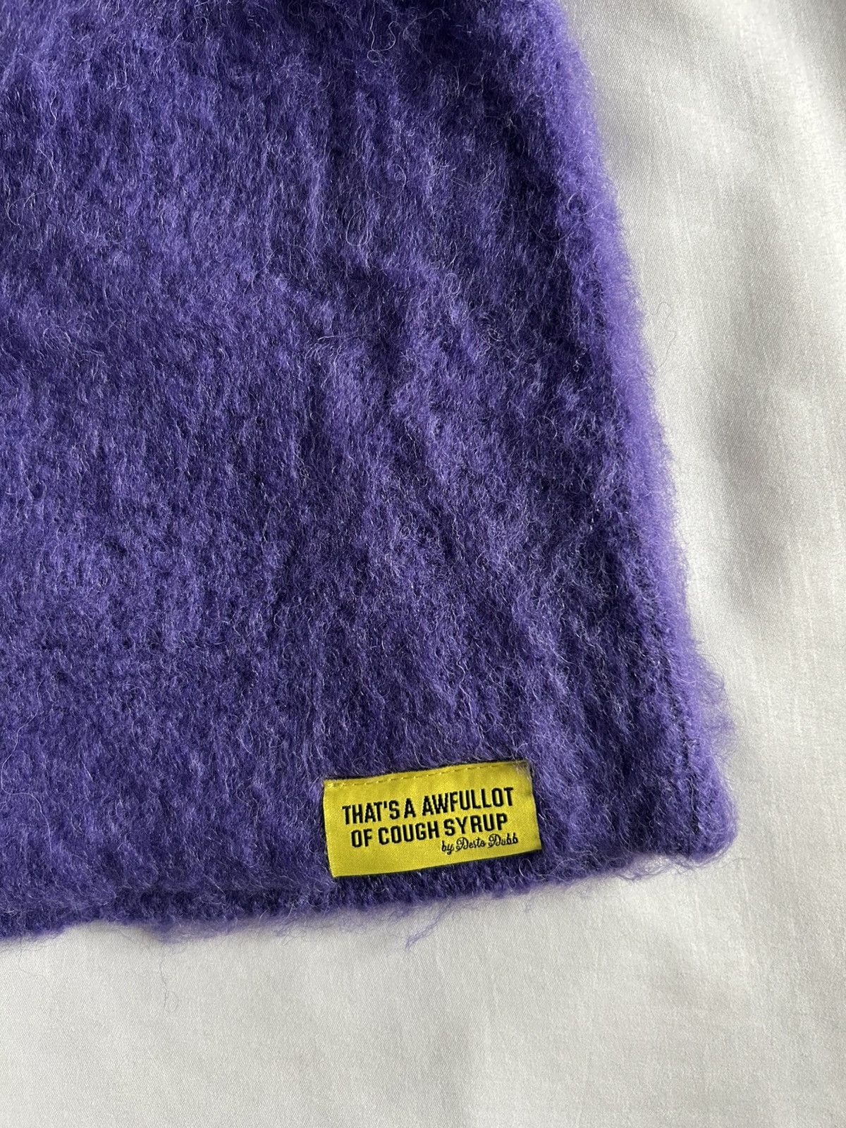 Other Awful Lot of Cough Syrup Mohair Skirt Size 36" / US 14 / IT 50 - 2 Thumbnail
