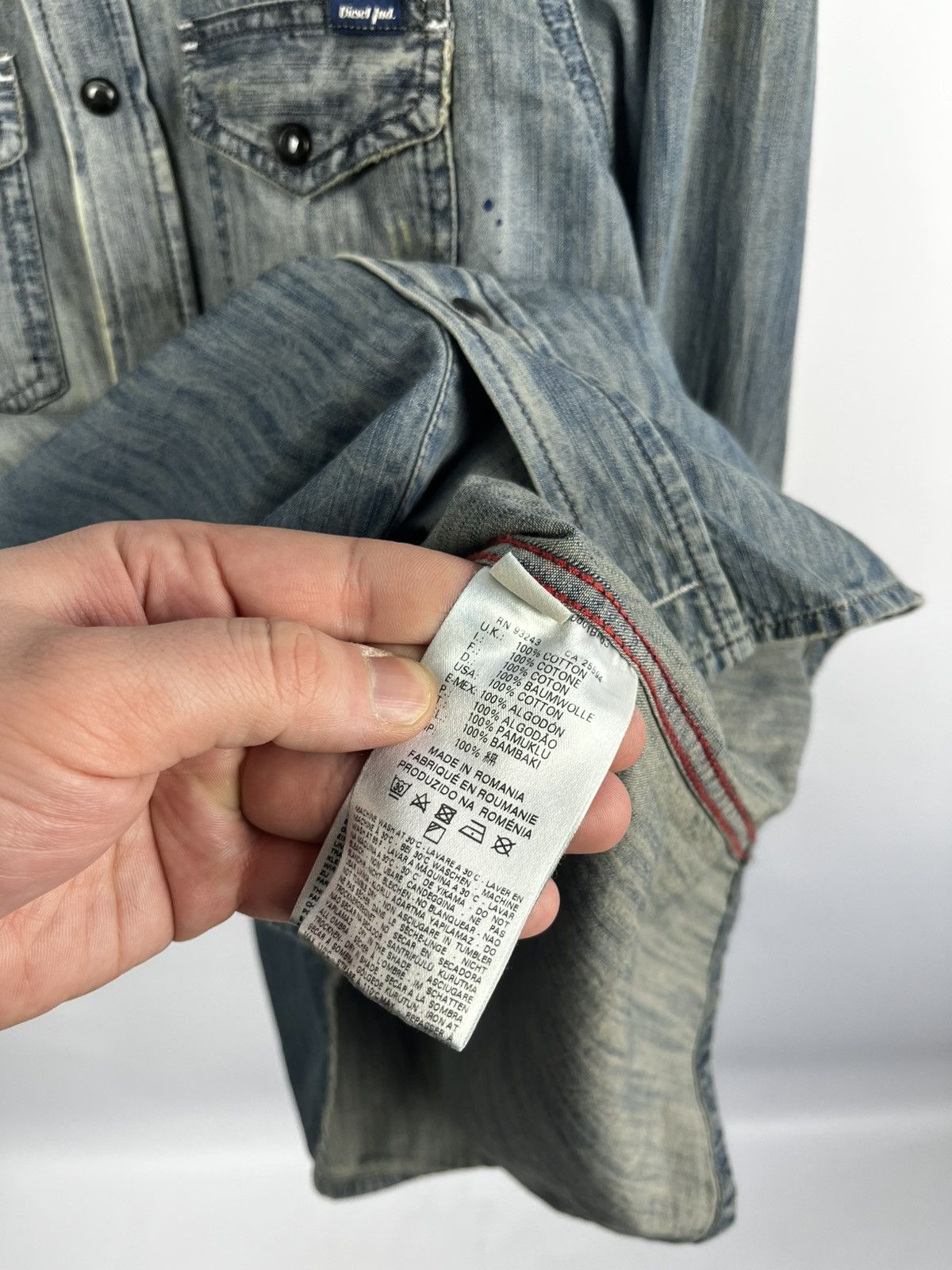 Diesel Diesel denim shirt Japanese style vintage 90s Size US M / EU 48-50 / 2 - 19 Thumbnail