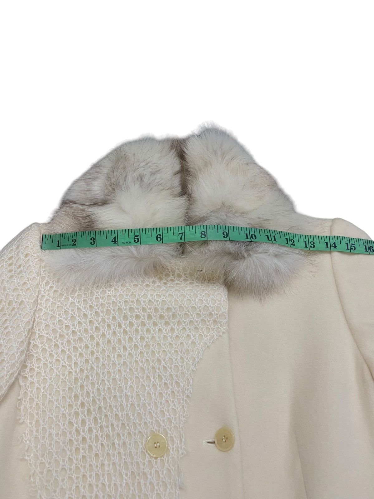 Versace × Versace Jeans Couture × Versus Versace Vintage Versace Jeans Couture Fur Collar Long Button Jacket Size S / US 4 / IT 40 - 20 Thumbnail