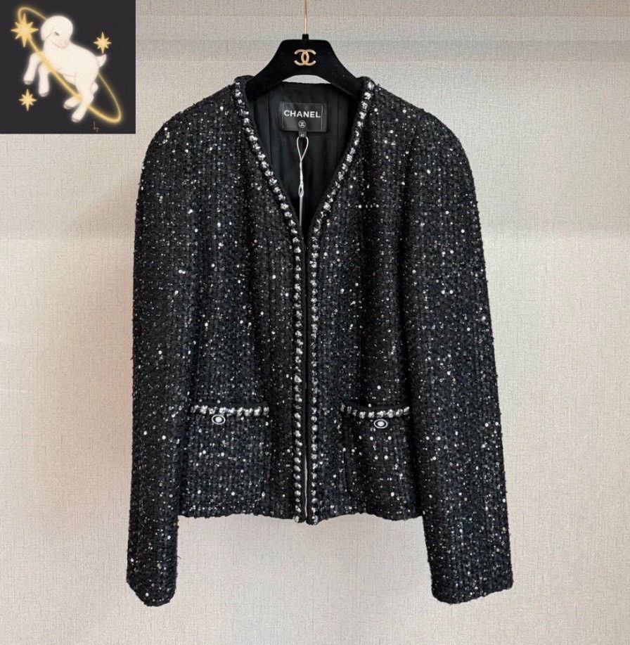 Chanel Chanel Black Light Jacket 36 Men Size US S / EU 44-46 / 1 - 1 Thumbnail