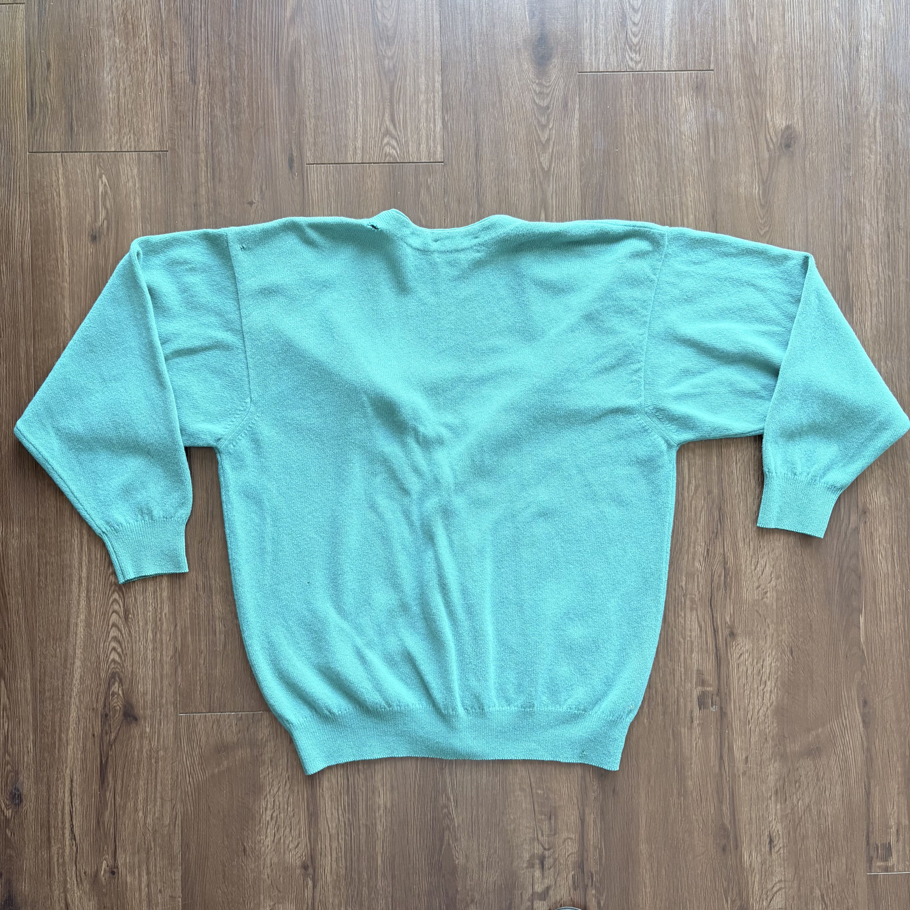 Other Vintage Blue/Green Cardigan Size US L / EU 52-54 / 3 - 5 Thumbnail