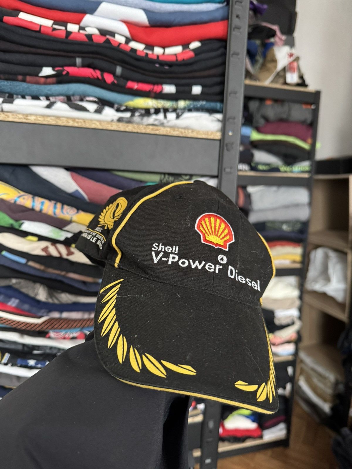 Vintage V-power Diesel vintage moto racing cap rare hat Audi Size ONE SIZE - 3 Thumbnail