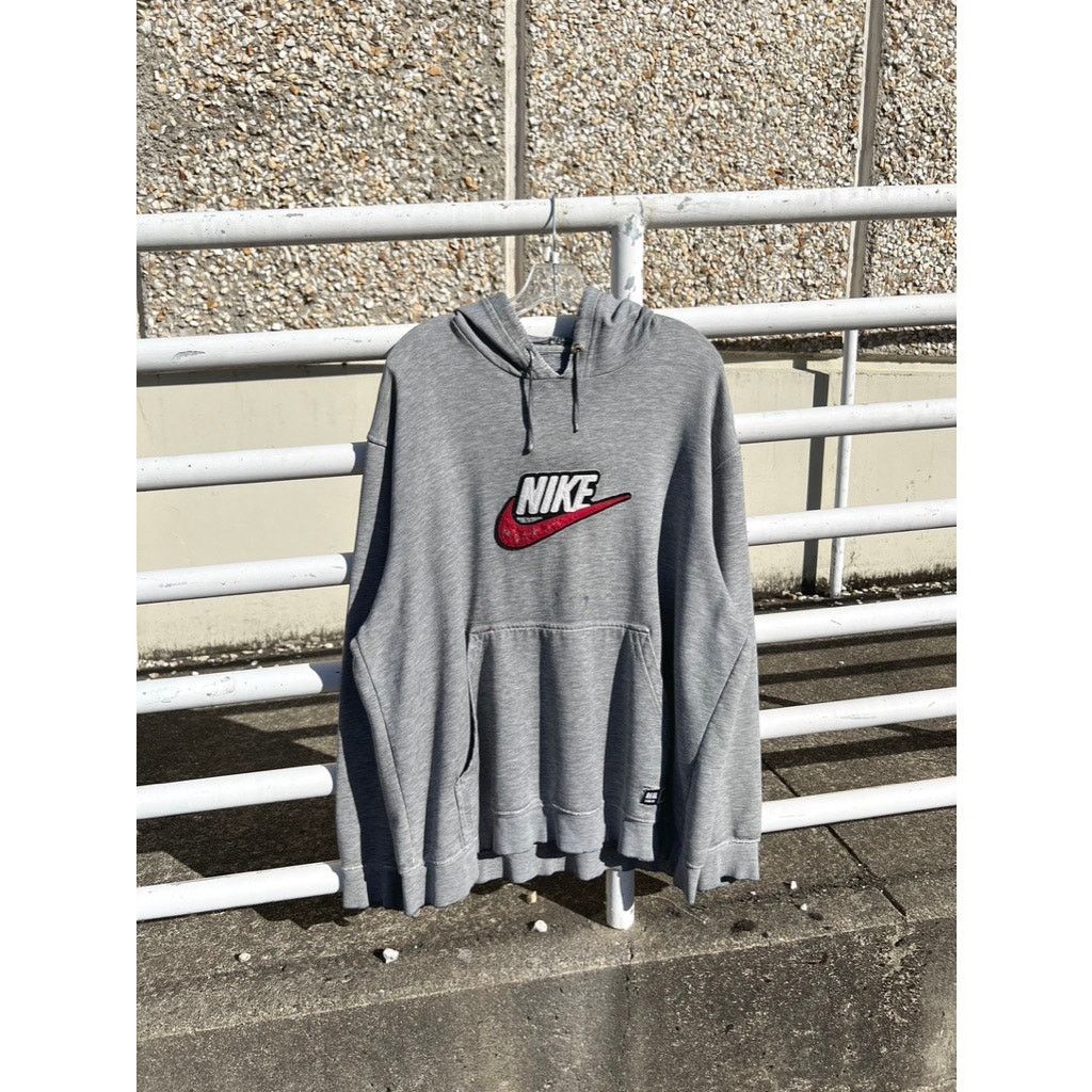 Y2k thrashed hotsell nike hoodie grey