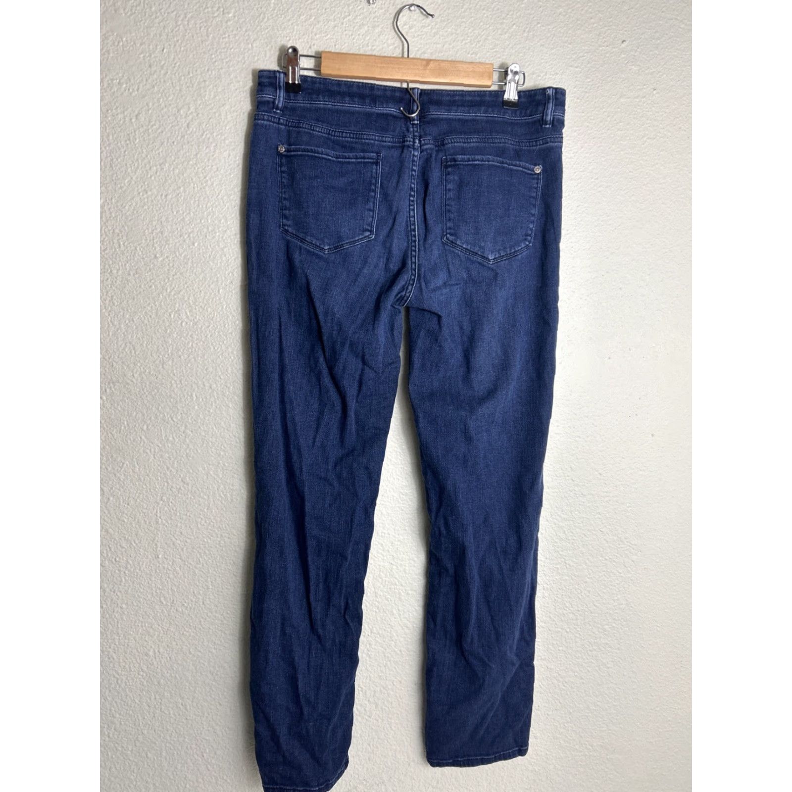 J. Jill VINTAGE J Jill Jeans Boyfriend Denim Straight Leg Slim Dark Wash Size 8 32x30 Womens Jeans Size 30" / US 8 / IT 44 - 7 Thumbnail