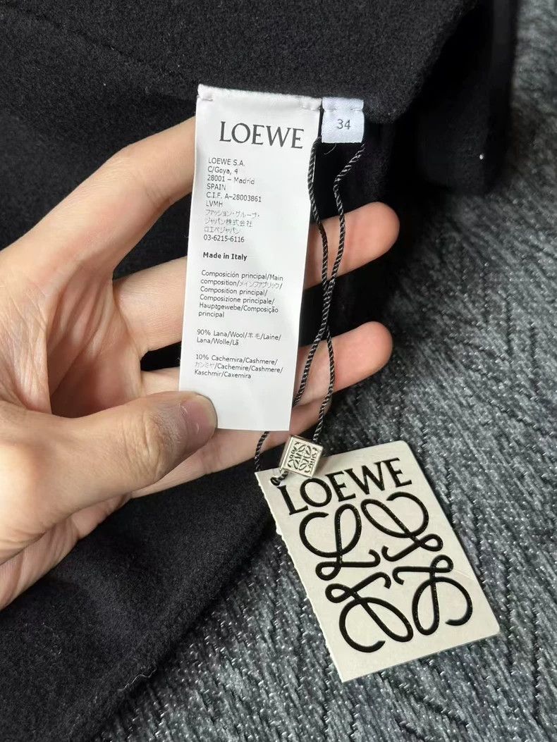 Loewe LOEWE A woolen short coat Size 4XL / US 24-26 - 4 Thumbnail