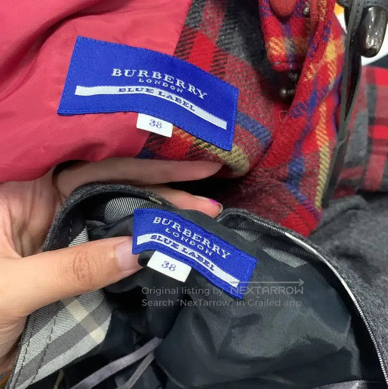 Burberry Burberry Colorblock Wool Jacket for Women. Size M / US 6-8 / IT 42-44 - 4 Thumbnail