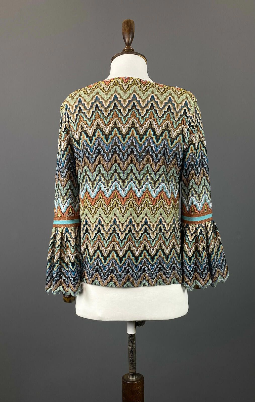 Designer Ana Alcazar Multicolor Geometric Pullover Sweater Size 38 Size M / US 6-8 / IT 42-44 - 5 Thumbnail