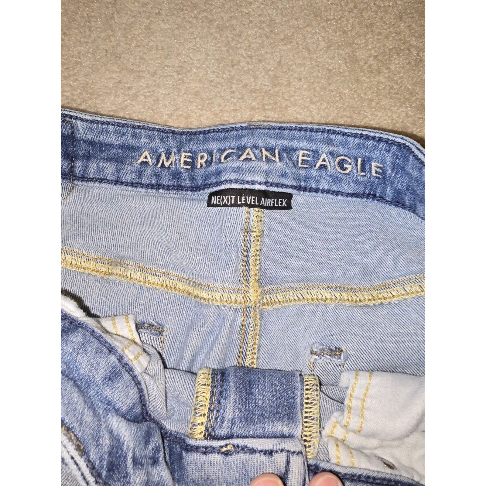 American Eagle Outfitters American Eagle Next level Airflex Slim Straight 32x34 Jeans Size US 32 / EU 48 - 9 Thumbnail
