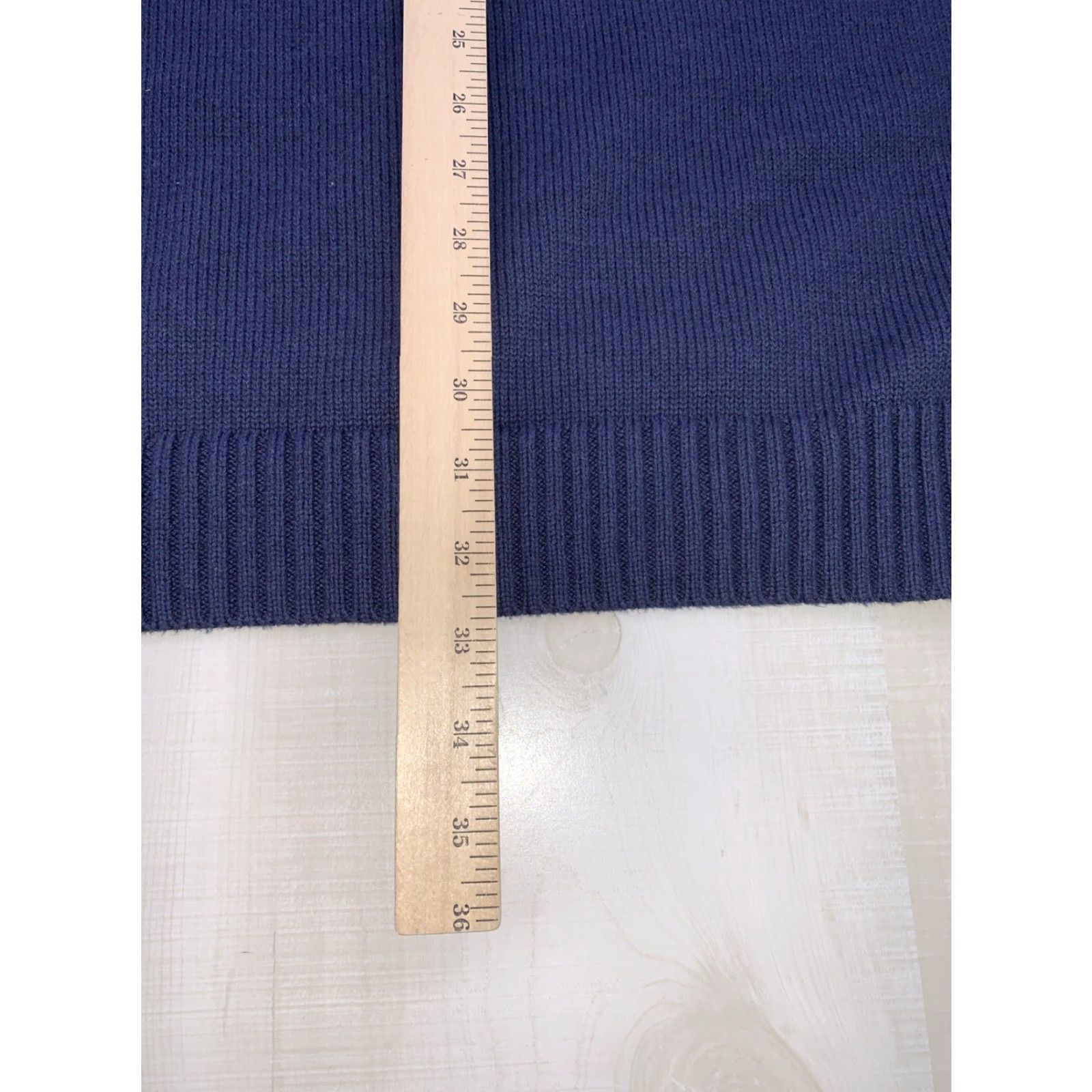 Vintage Oak Hill Navy Knit Cowl V Neck Mens Sweater 5XL Size US XXL / EU 58 / 5 - 5 Thumbnail
