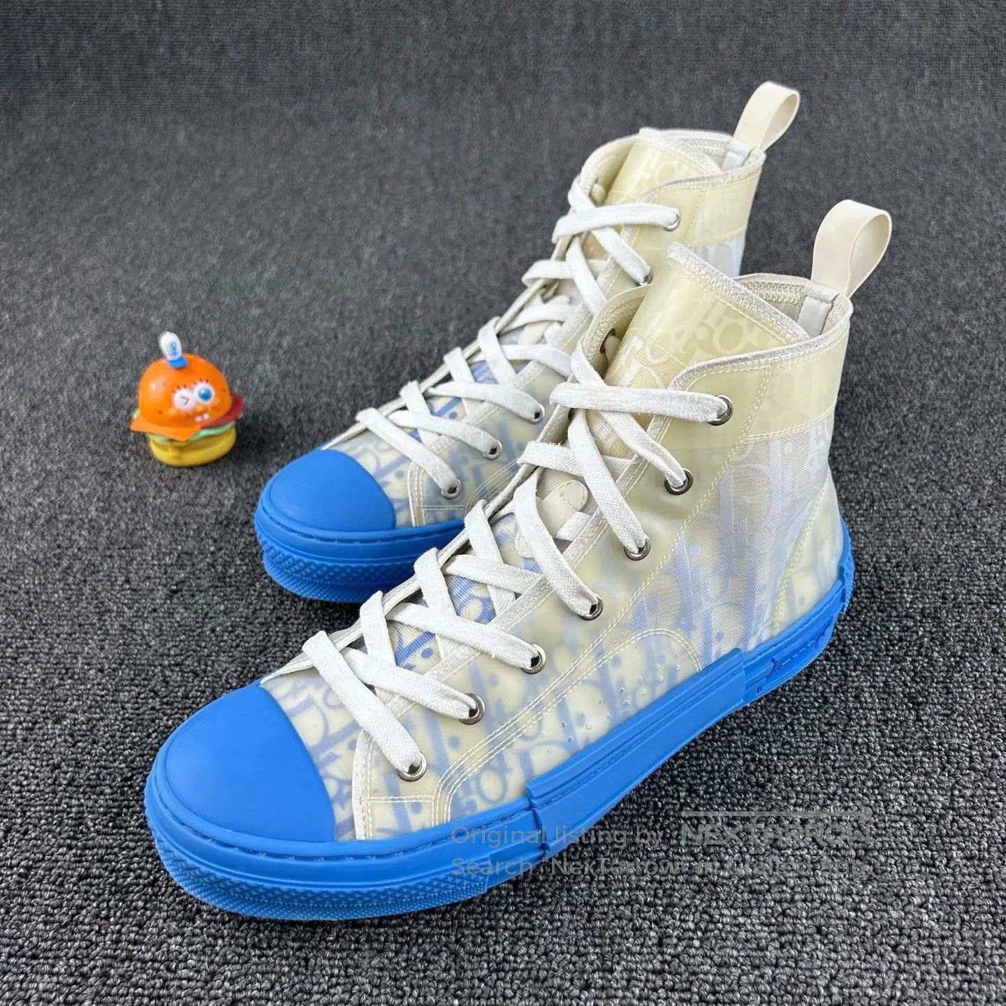 Dior Dior B23 Blue Gradient High Top Sneakers. Size US 8.5 / EU 41-42 - 1 Thumbnail
