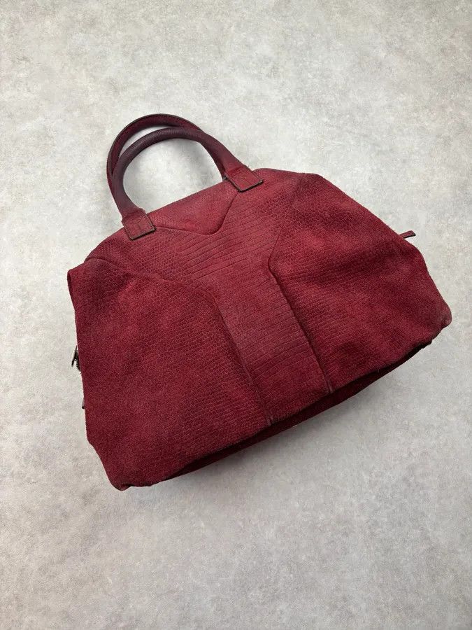 Yves Saint Laurent AW2009 Yves Saint Laurent Bordeaux Leather Handle Bag Size ONE SIZE - 6 Thumbnail