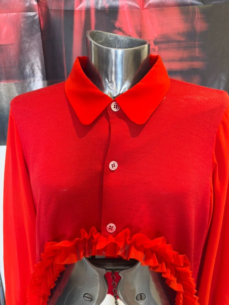 Comme des Garcons Comme Des Garcons Red cut-out jacket Size S / US 4 / IT 40 - 8 Thumbnail