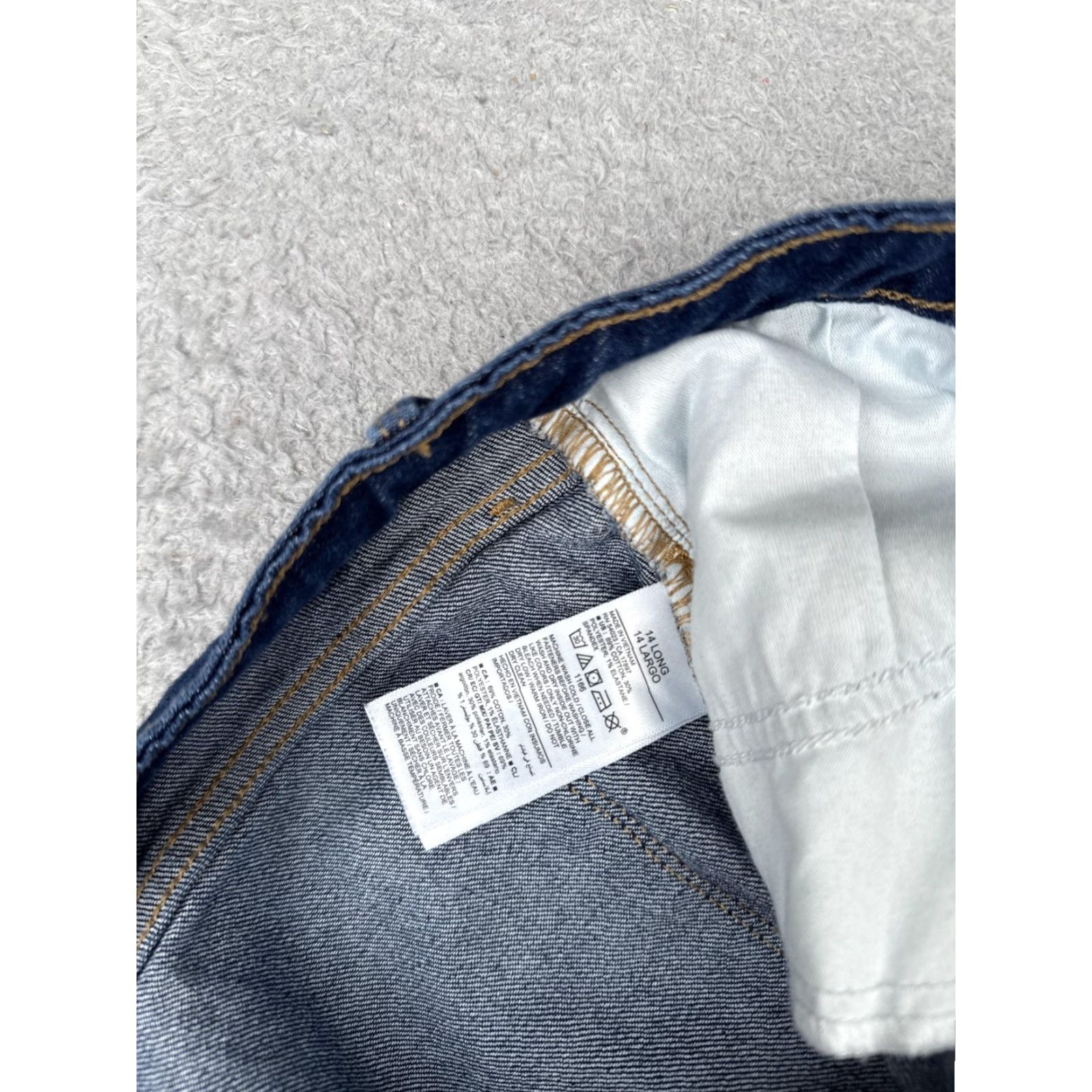 Old Navy Old Navy Jeans Womens 14 Long Blue Wow Boot Cut Stretch Denim 33x33 Size 36" / US 14 / IT 50 - 7 Thumbnail