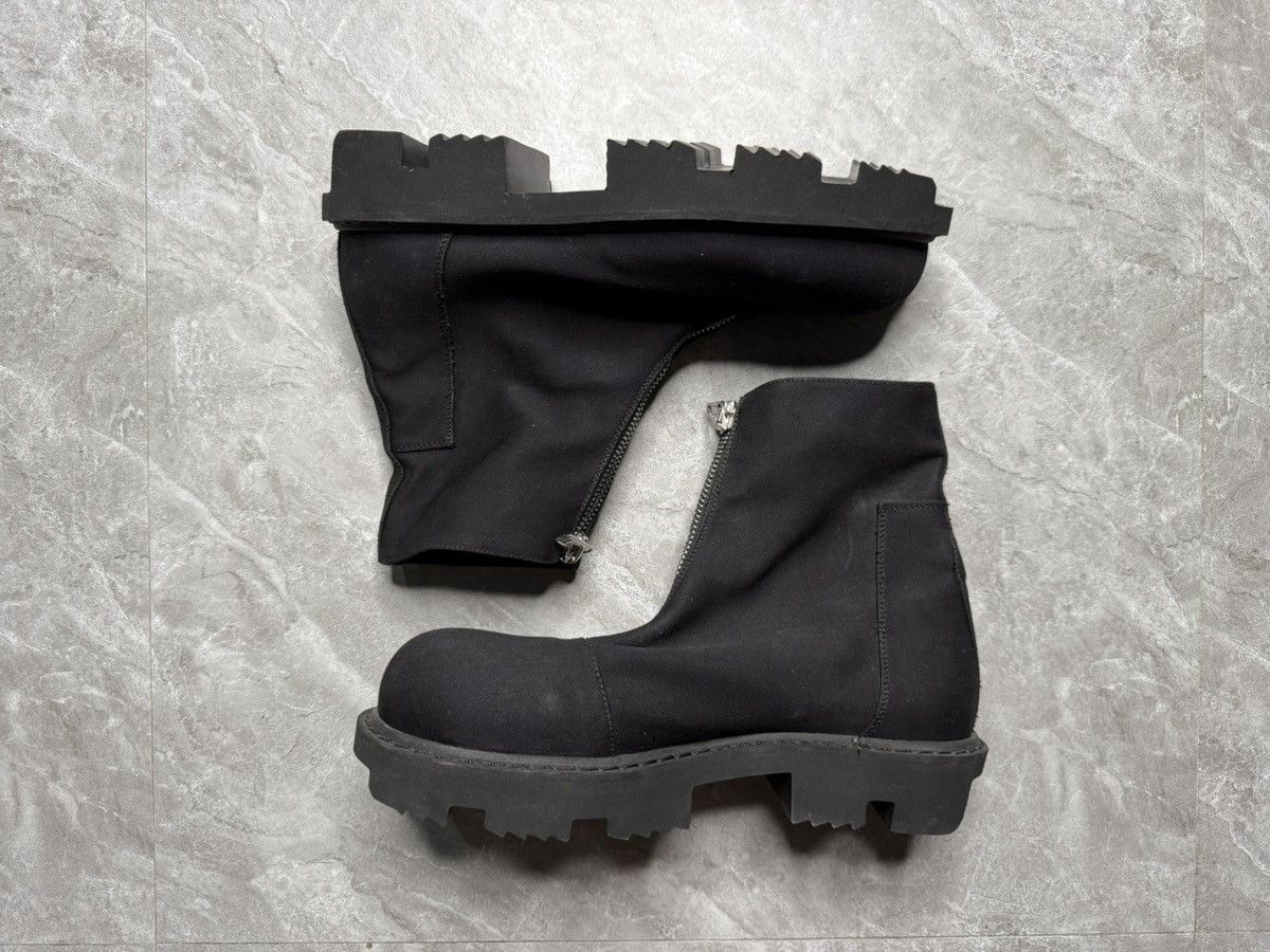 Rick Owens Drkshdw Rick Owens DRKSHDW Megatooth Front Zip Boots Size US 11 / EU 44 - 2 Thumbnail