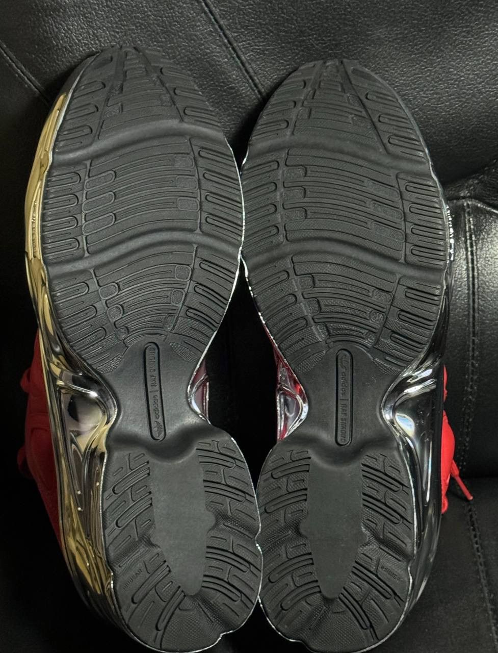 Adidas × Raf Simons 11us Adidas Raf Simons Ozweego Metallic Red Sneakers Size US 11 / EU 44 - 9 Thumbnail