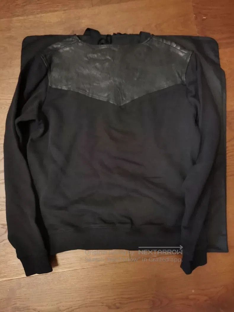 Saint Laurent Paris Saint Laurent Paris Lambskin Panel Hoodie. Size US XL / EU 56 / 4 - 2 Thumbnail