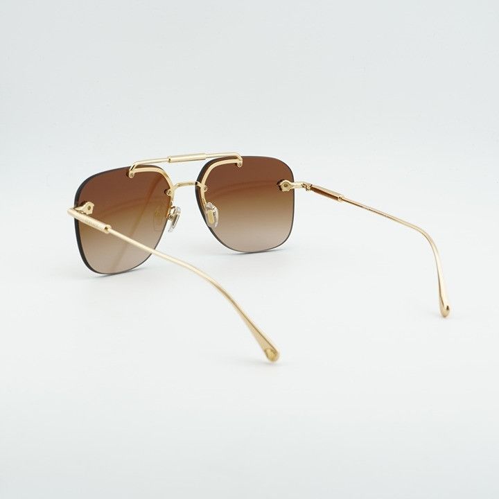 Versace Versace VE2296 100213 Sunglasses Gold Aviator Frame, Brown G Size ONE SIZE - 10 Thumbnail