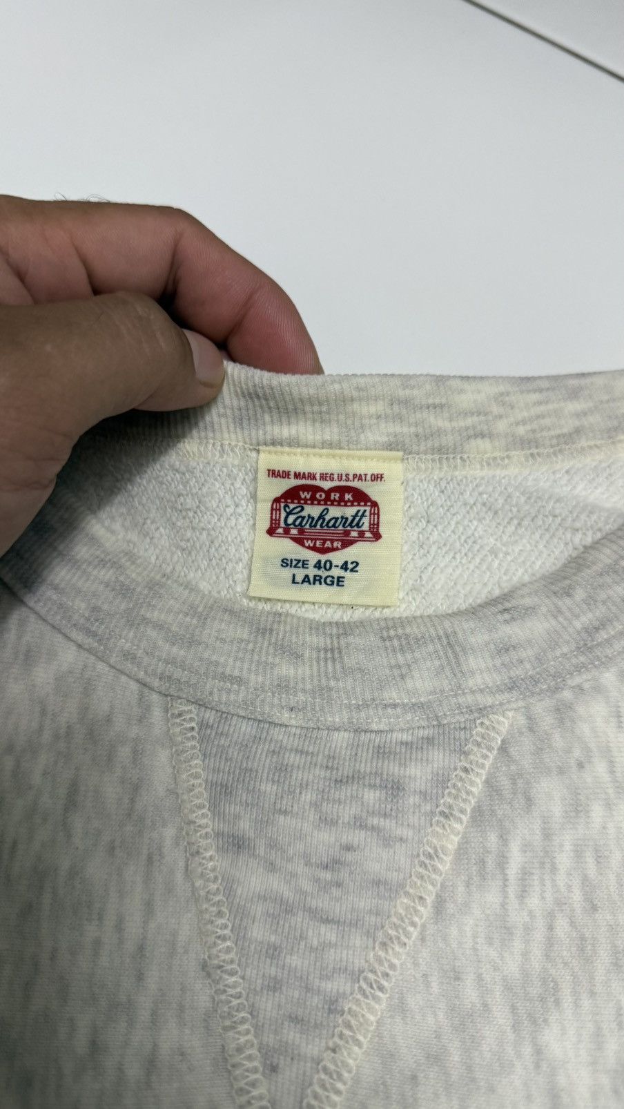 Carhartt Vintage carhartt 50s sweatshirts OG rare item Size US L / EU 52-54 / 3 - 11 Thumbnail