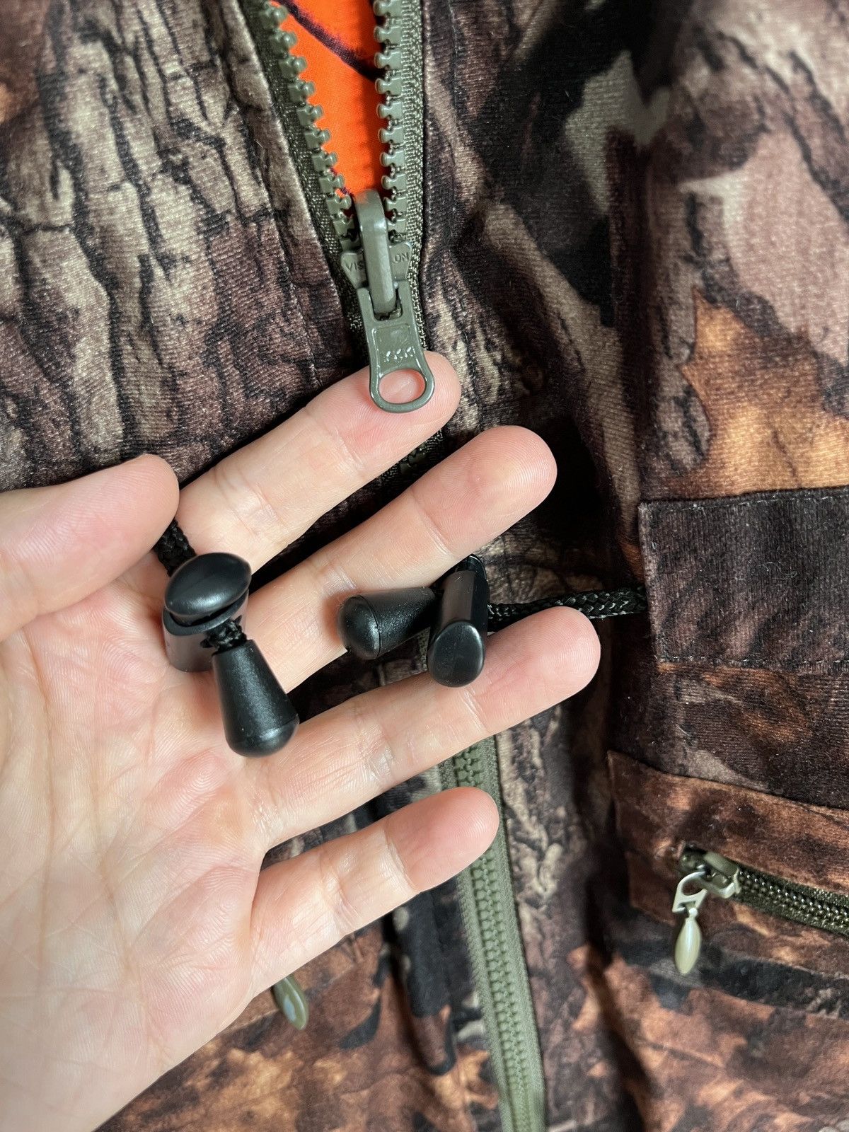 Hunter Duck Valley Reversible Leaves Camo Hunting Duck-Tex Jacket Size US M / EU 48-50 / 2 - 6 Thumbnail