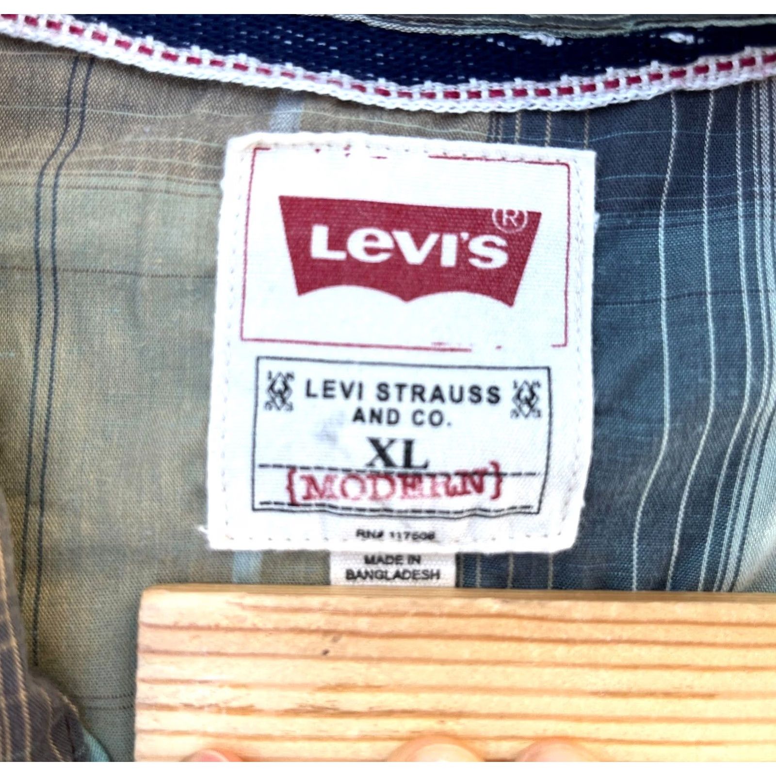 Levi's Levi's Pearl Snap Western Shirt Plaid Multicolor XL Men’s Shirt Size US XL / EU 56 / 4 - 4 Thumbnail