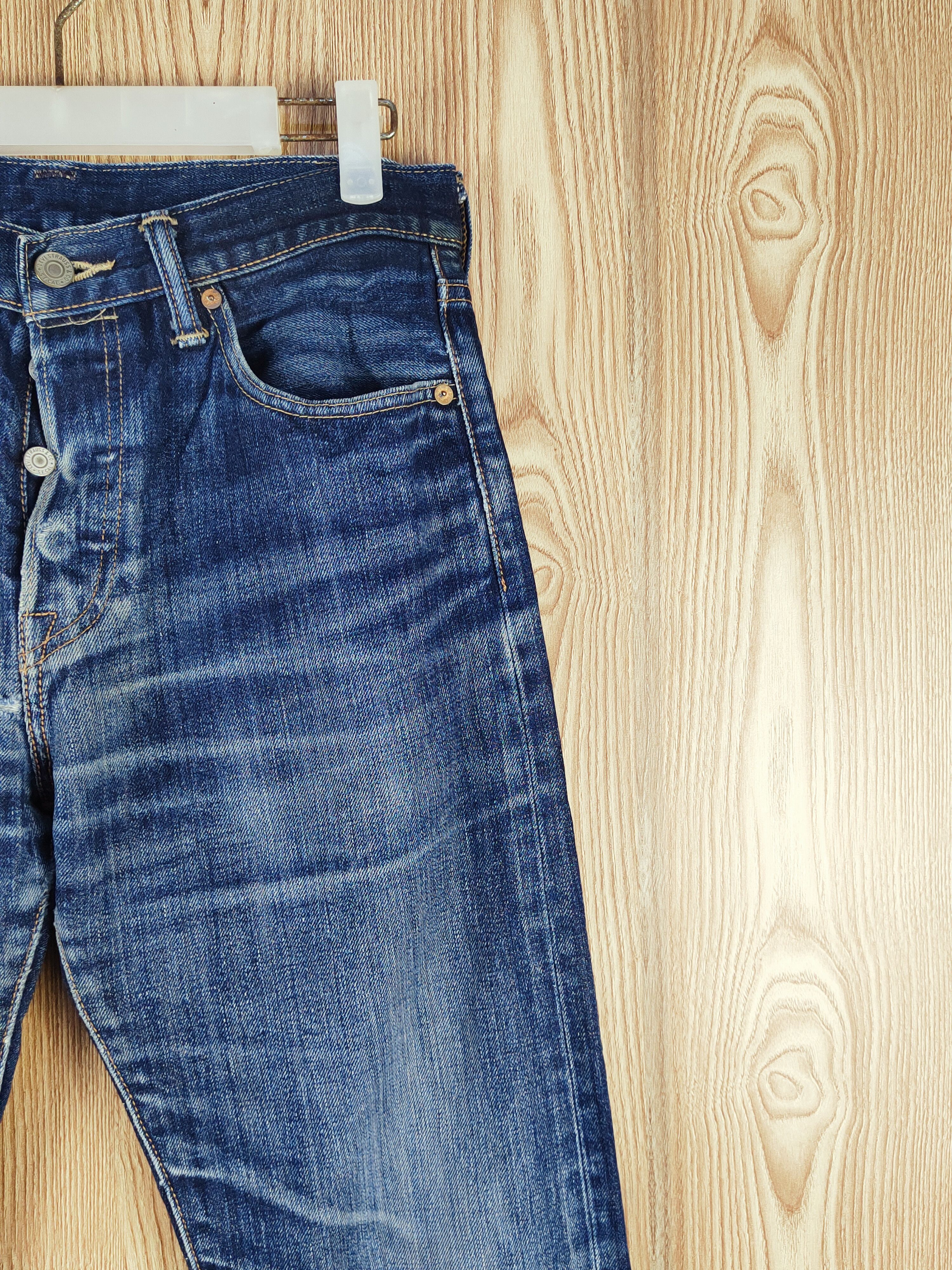 Levi's Levi's Dark Blue Distressed Ripped Jeans #S2713 Size US 30 / EU 46 - 5 Thumbnail