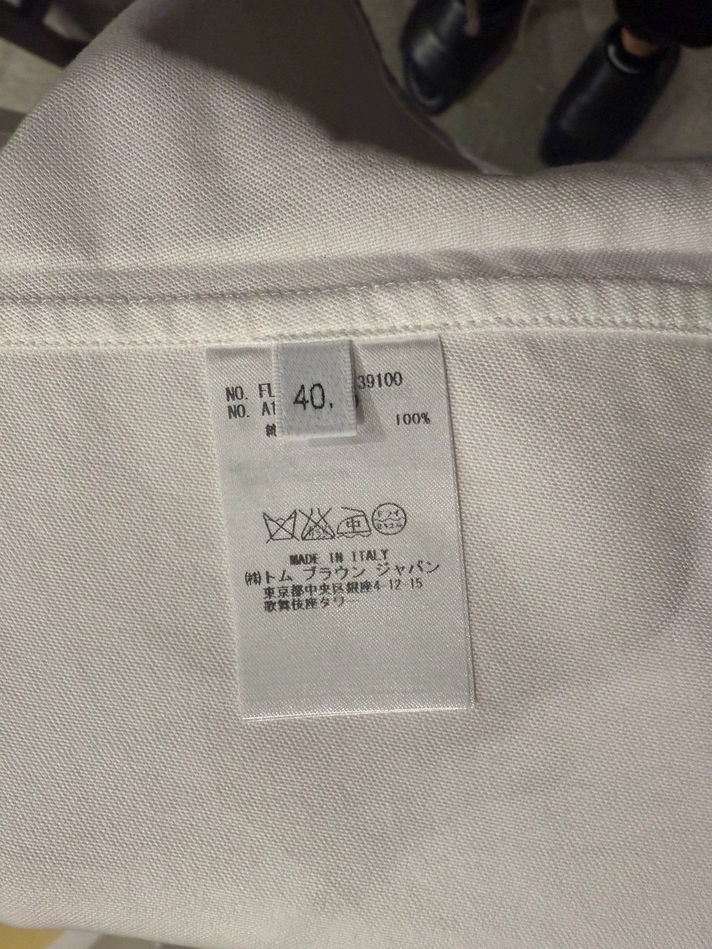 Thom Browne TB Women's Classic Tri-Color Placket Oxford Shirt White Size S / US 4 / IT 40 - 5 Thumbnail