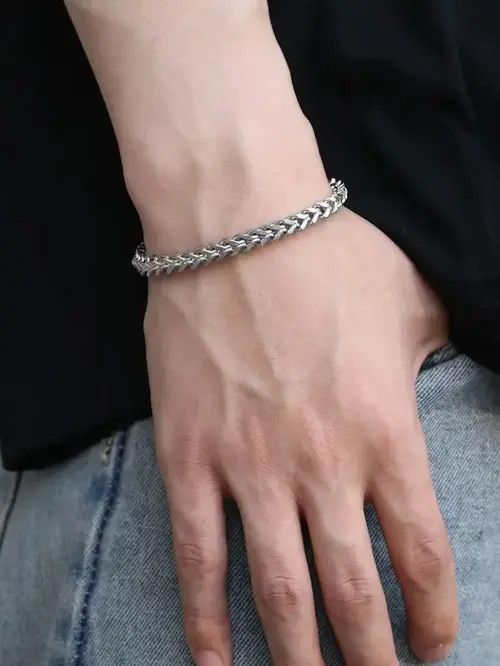 Japanese Brand × Vintage Men Link Stainless Steel Bracelet Size ONE SIZE - 3 Thumbnail