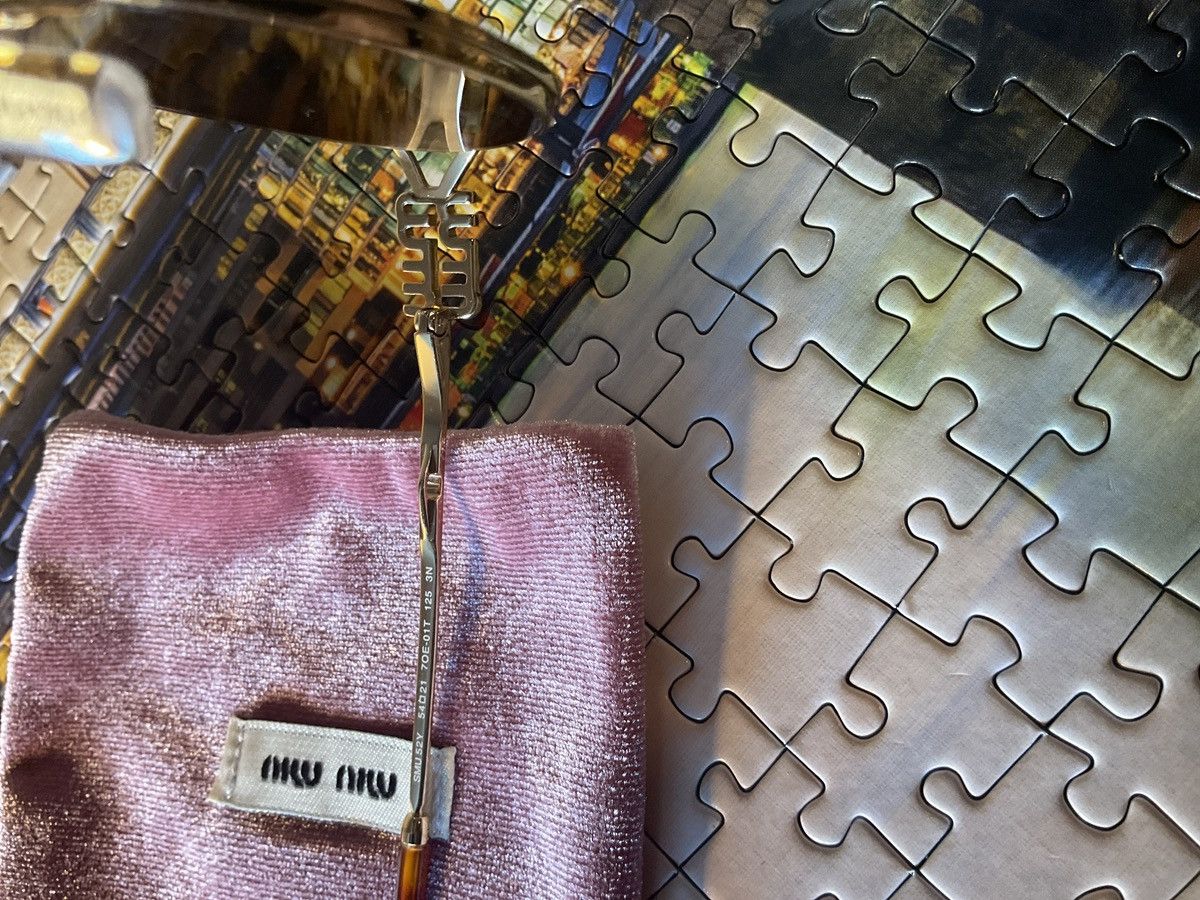 Miu Miu Miu Miu Logo sunglasses Size ONE SIZE - 3 Thumbnail