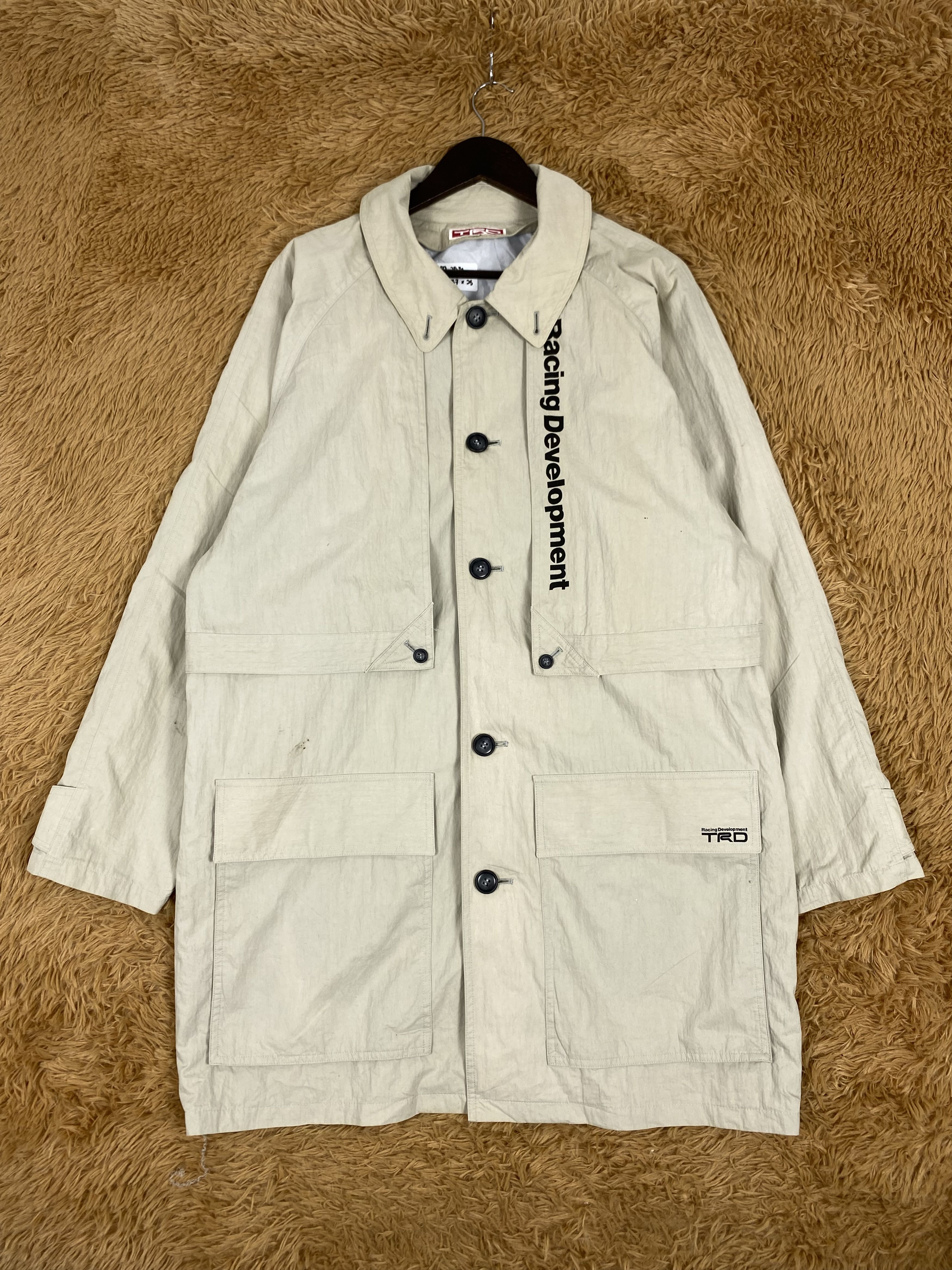 Japanese Brand Vintage Racing Development Toyota Long Jacket PJ2531 Size US L / EU 52-54 / 3 - 1 Thumbnail