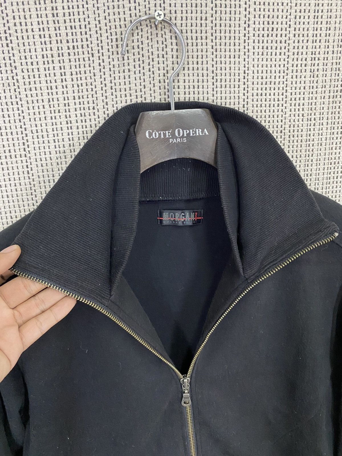 Designer × Japanese Brand × Morgan Homme Morgan homme sweater zipper rare design Size US M / EU 48-50 / 2 - 5 Thumbnail