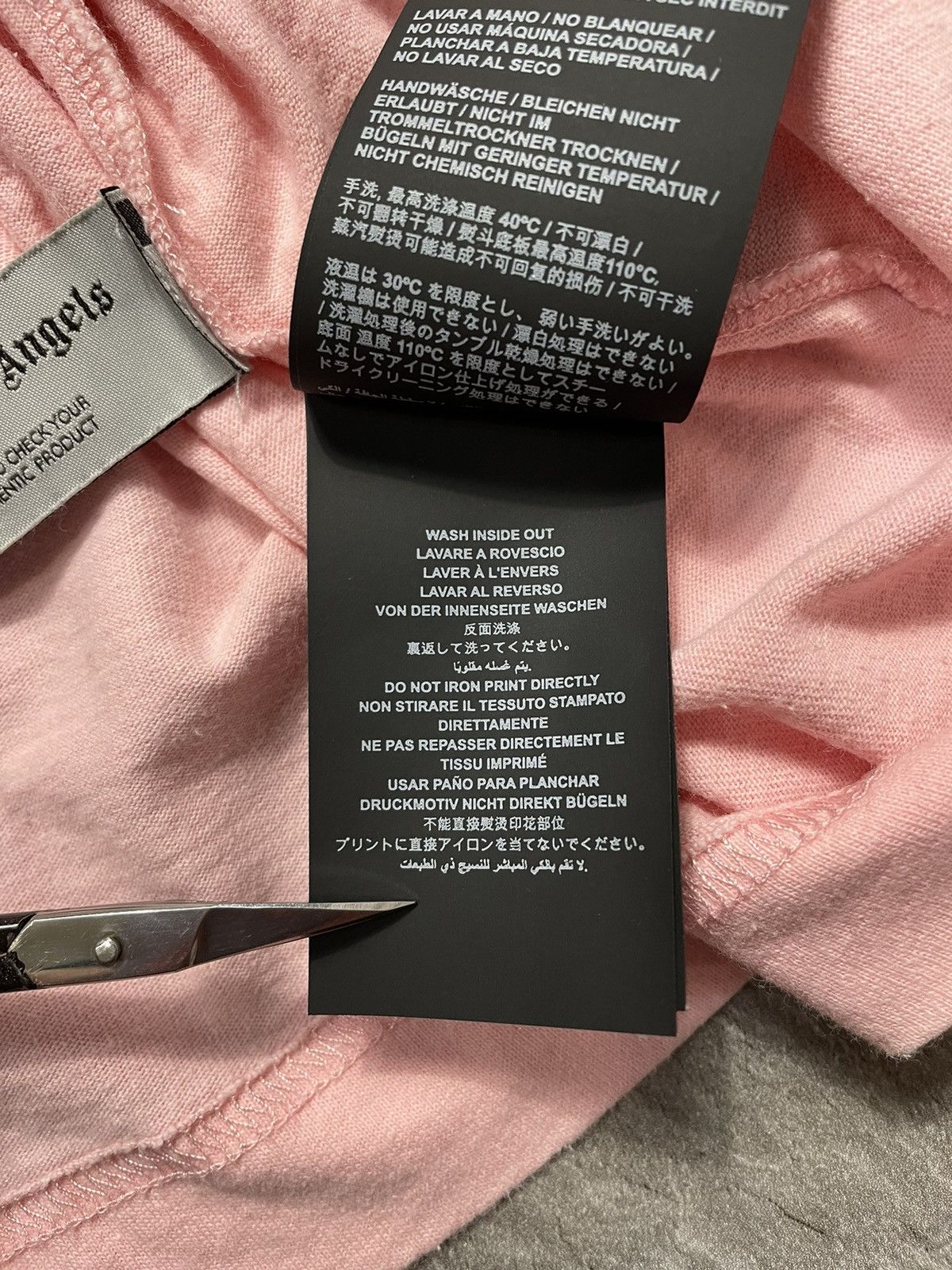 Palm Angels Palm Angels Oversize Classic Logo Pink Tee Rare Streetwear Size US XL / EU 56 / 4 - 9 Thumbnail