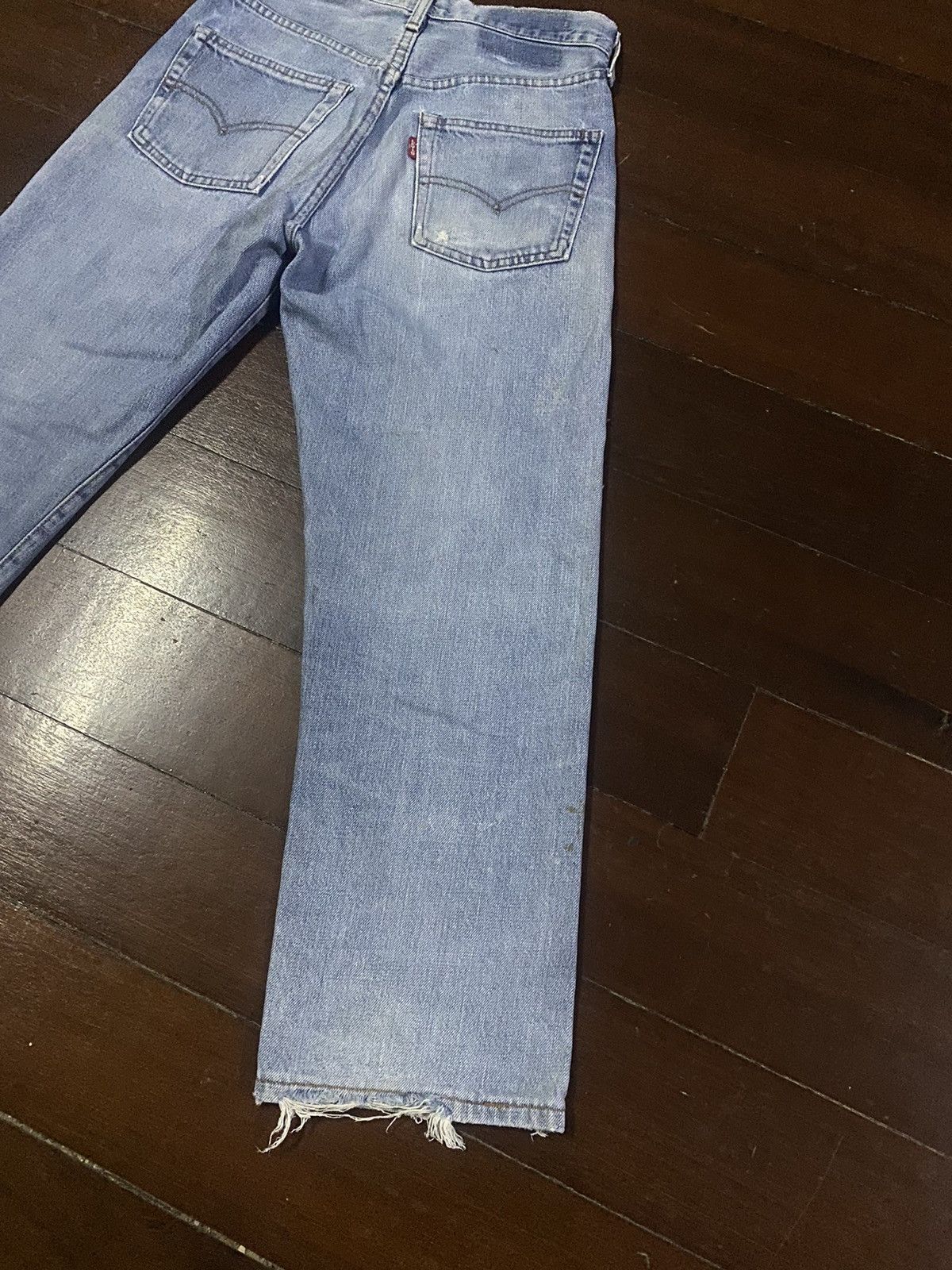 Levi's Vintage 90s levis BIG E LVC distressed selvedge denim Size 30" / US 8 / IT 44 - 16 Thumbnail